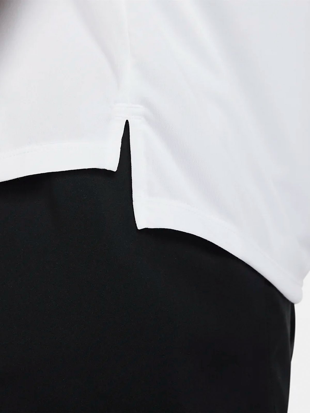 Nike One Dri-Fit Swoosh Hybrid Short Sleeve White