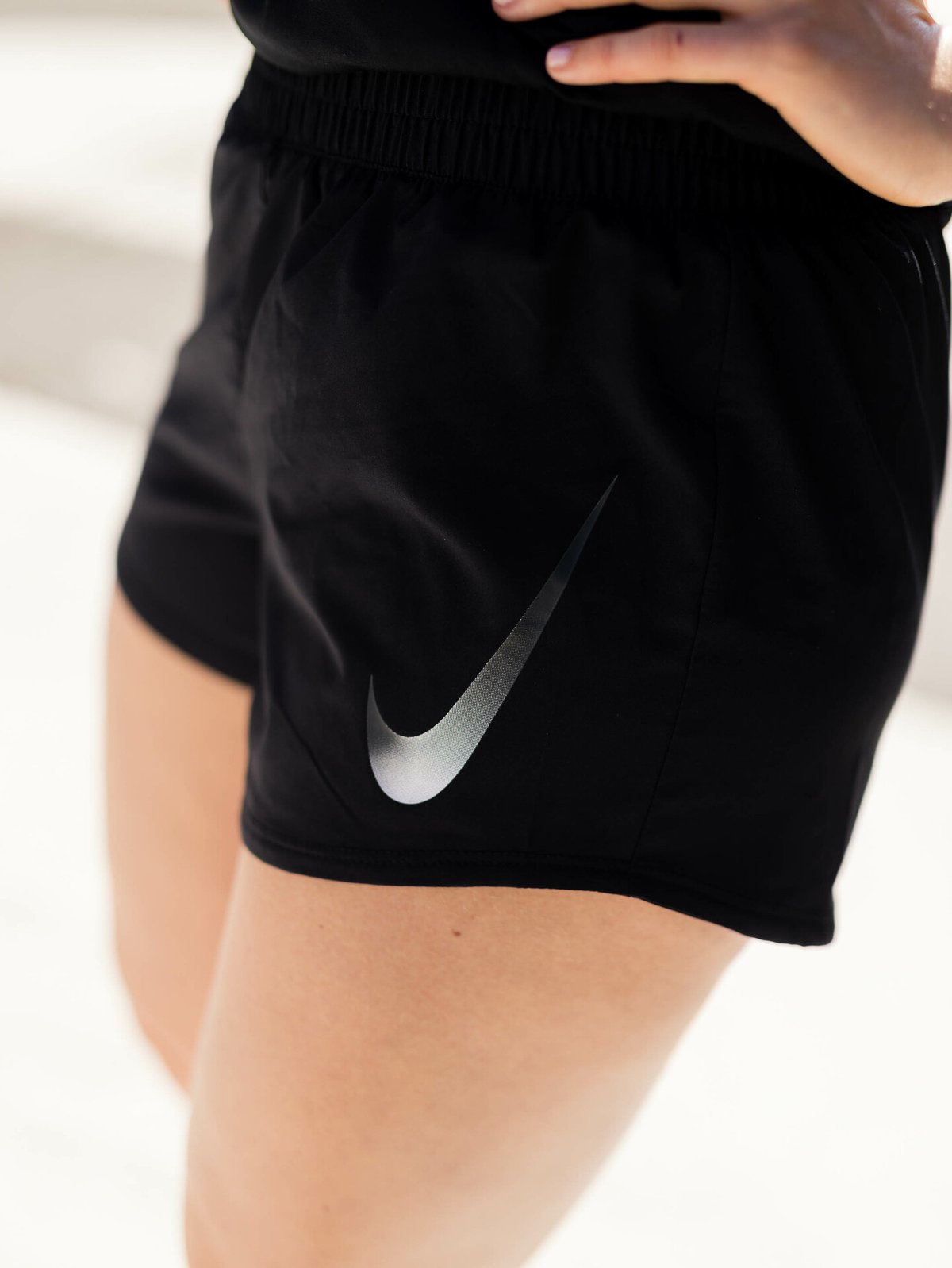 Nike Swoosh Veneer Vers Shorts Black