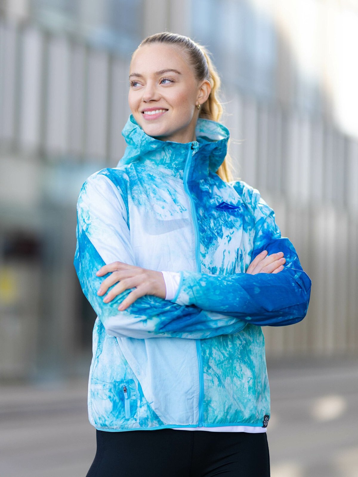 Nike Trail Jacket Football Grey / Baltic Blue / Hyper Royal