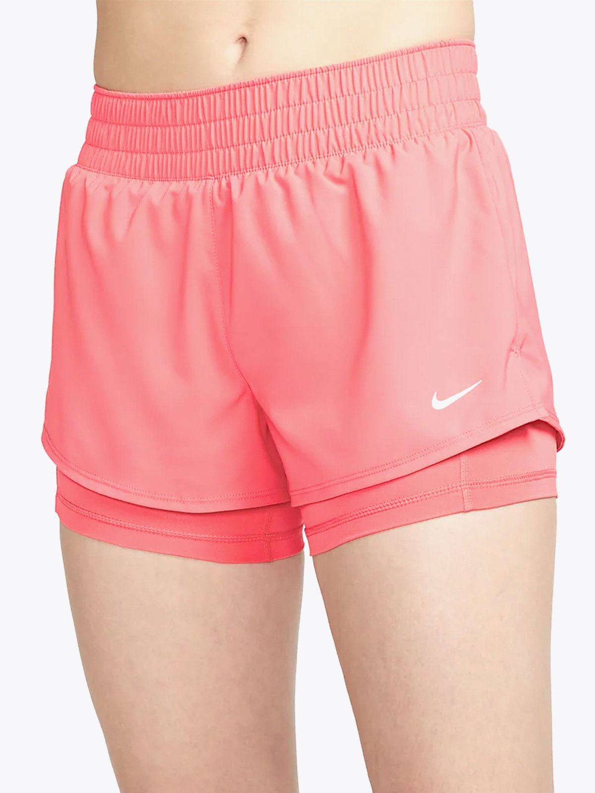Nike One Dri-Fit Mid-Rise 2in1 Shorts Sea Coral