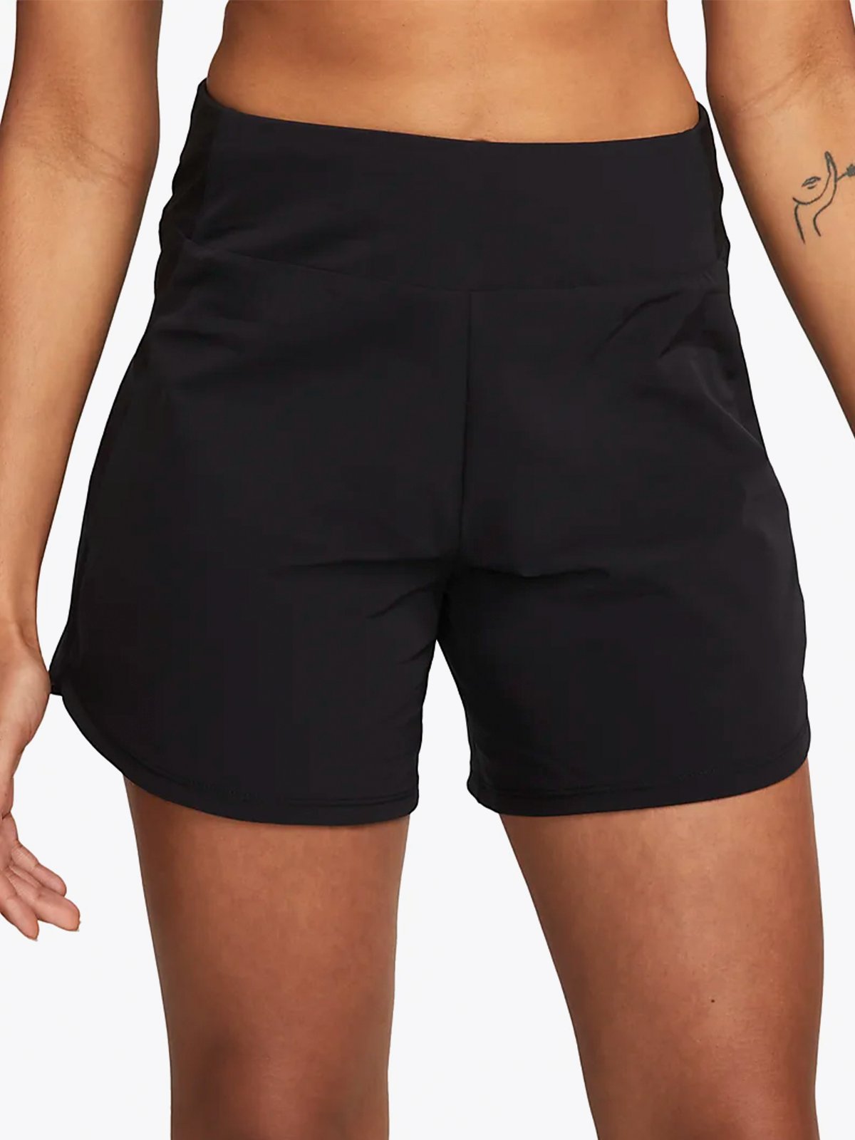Nike Bliss Dri-Fit Mid-Rise 5In Shorts Black