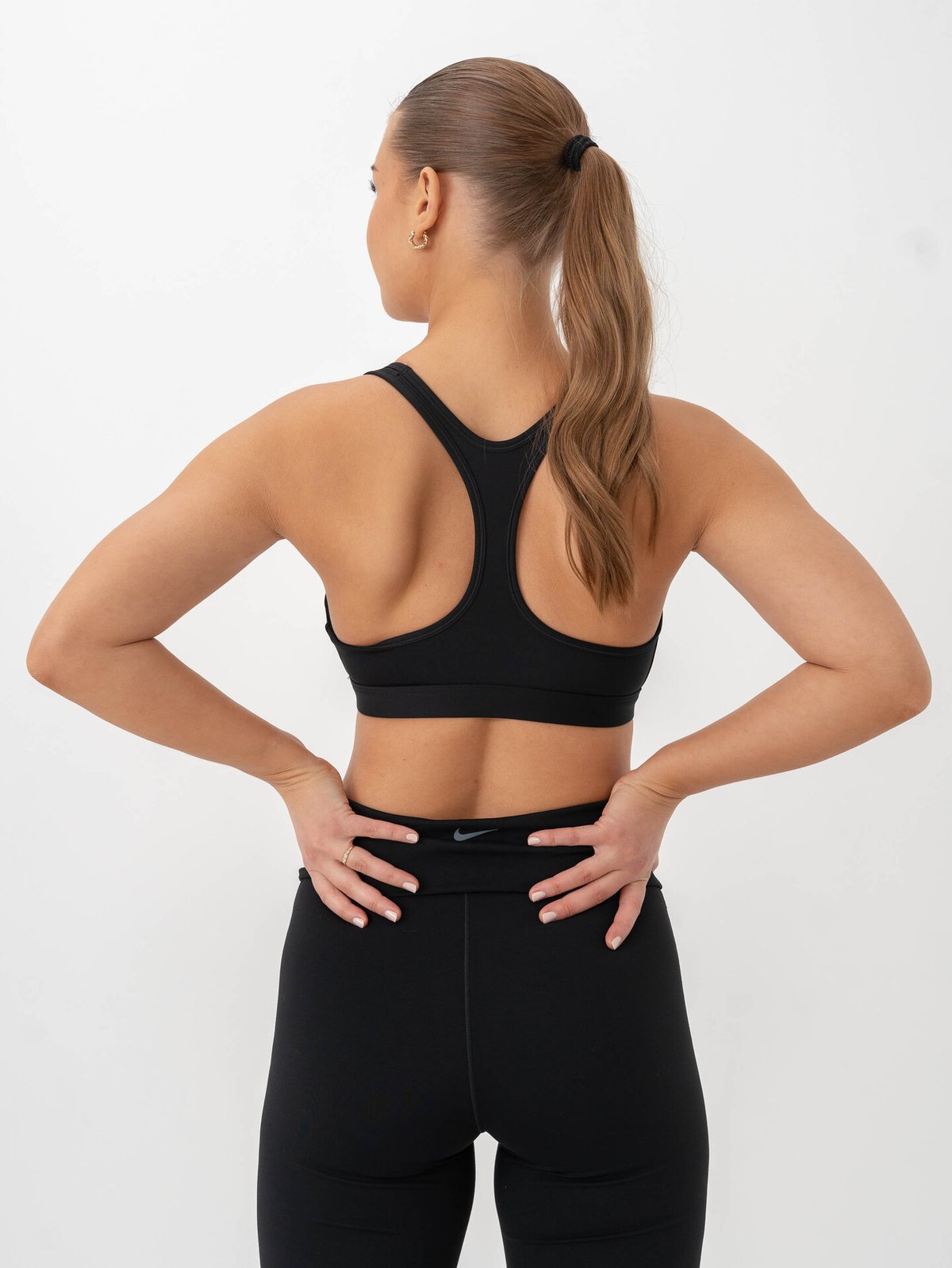 Nike Swoosh Light Support Non-Padded Sports Bra Black