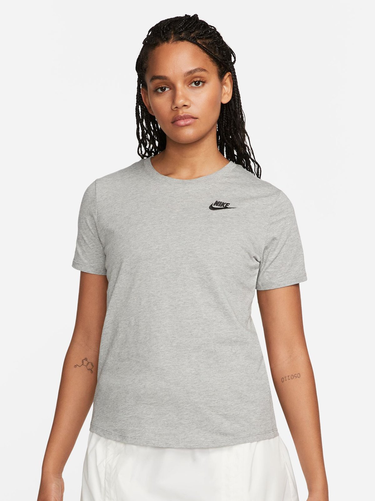 Nike Sportswear Club Tee Dark Grey / Heather / Black