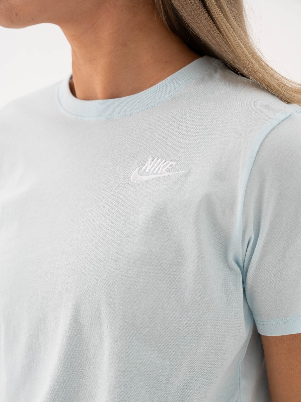 Nike Sportswear Club Tee Glacier Blue/White