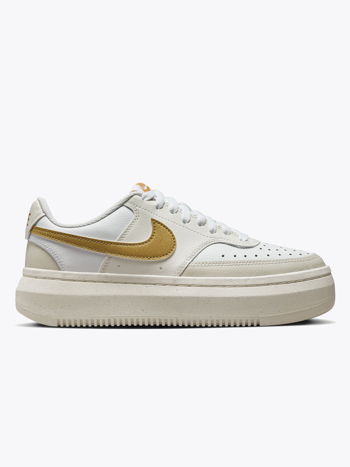 Nike Court Vision Alta Leather White / Metallic Gold / Light Bone Sail