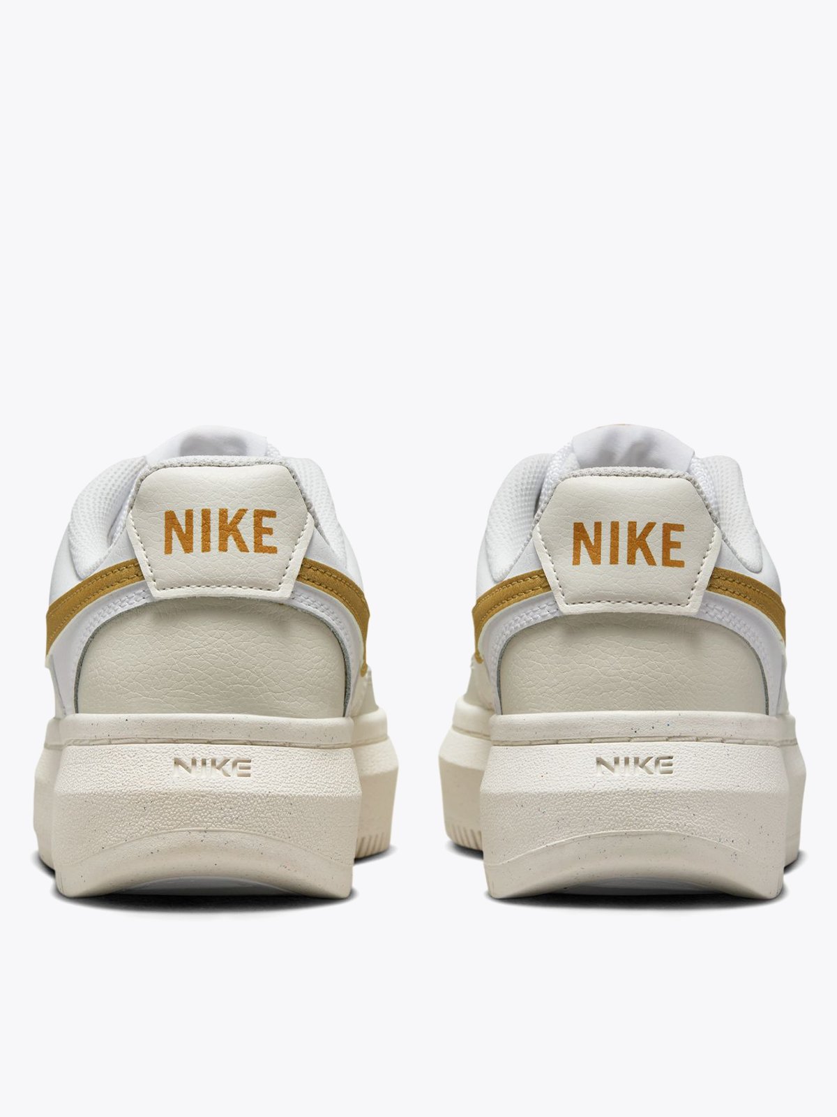 Nike Court Vision Alta Leather White / Metallic Gold / Light Bone Sail