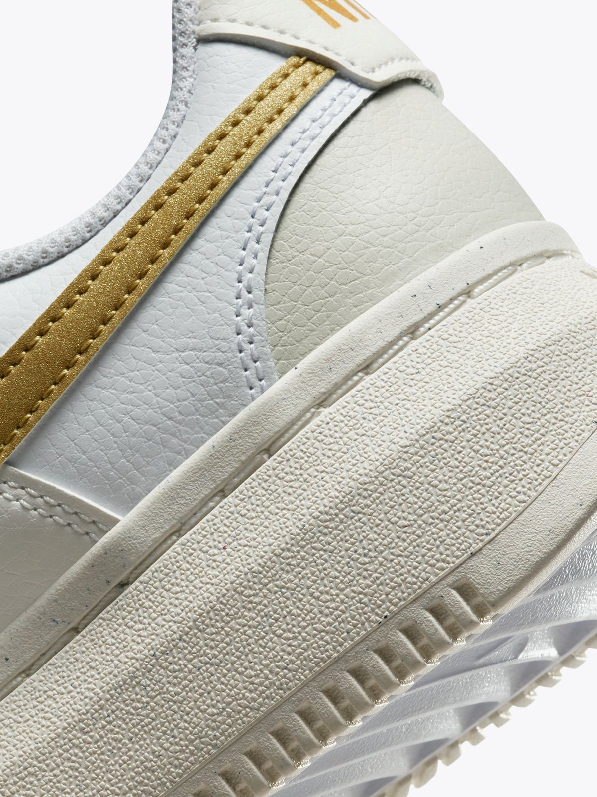 Nike Court Vision Alta Leather White / Metallic Gold / Light Bone Sail