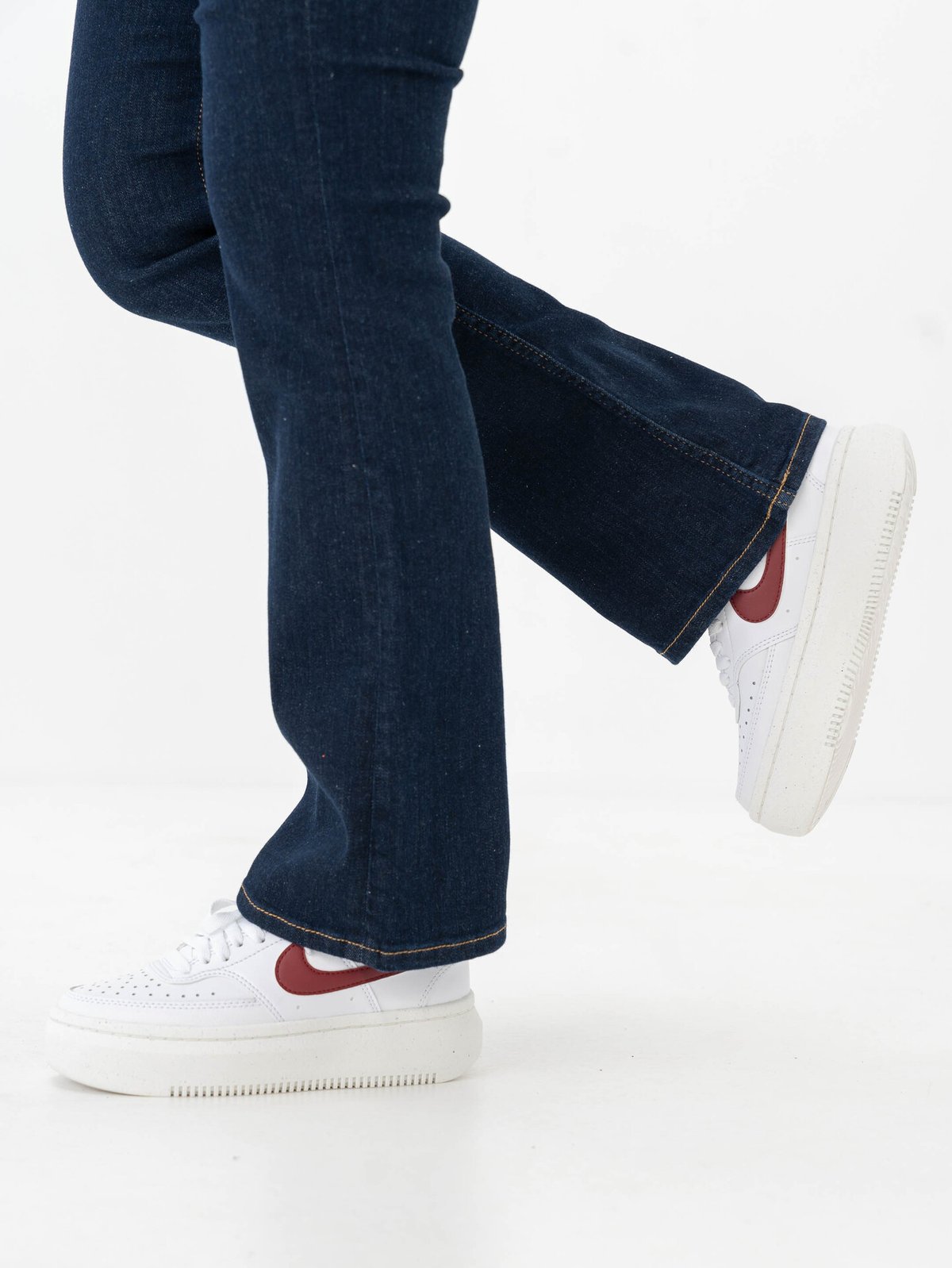 Nike Court Vision Alta Leather White / Team Red