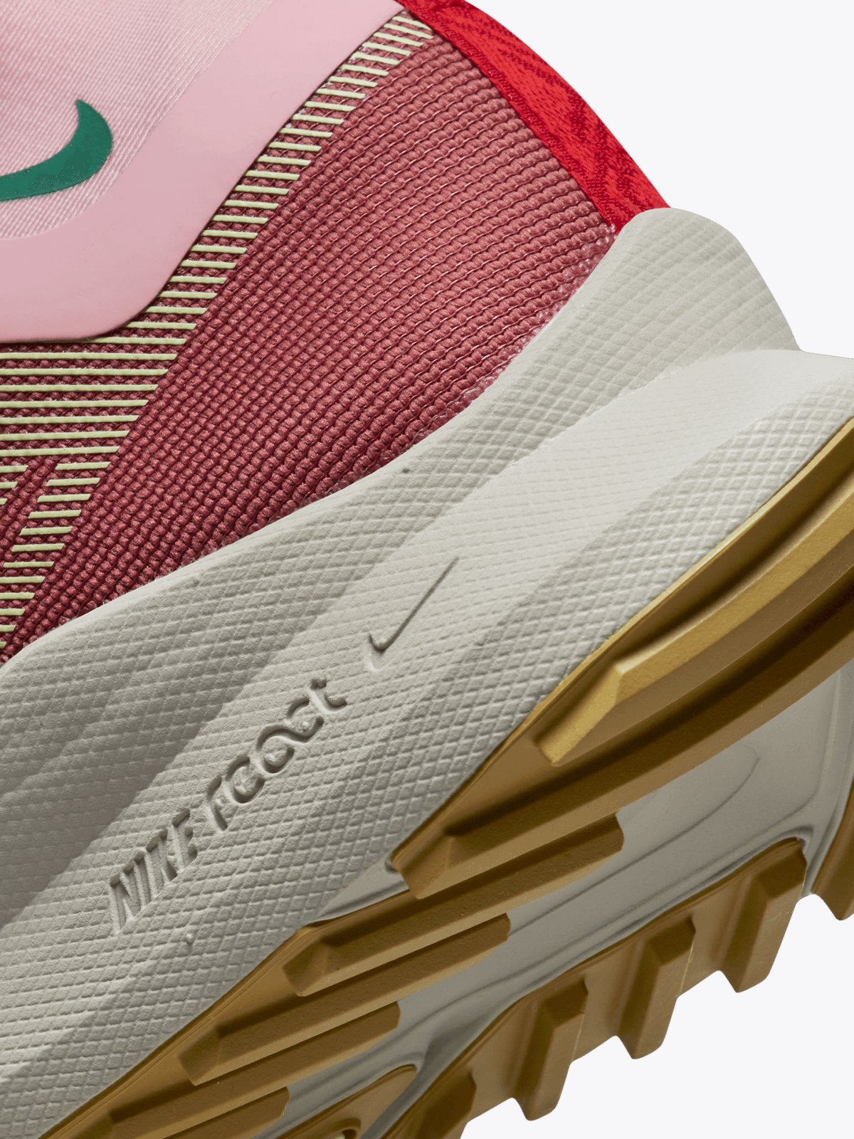 Nike React Pegasus Trail 4 GTX Canyon Rust/ Barely Volt-med Soft Pink