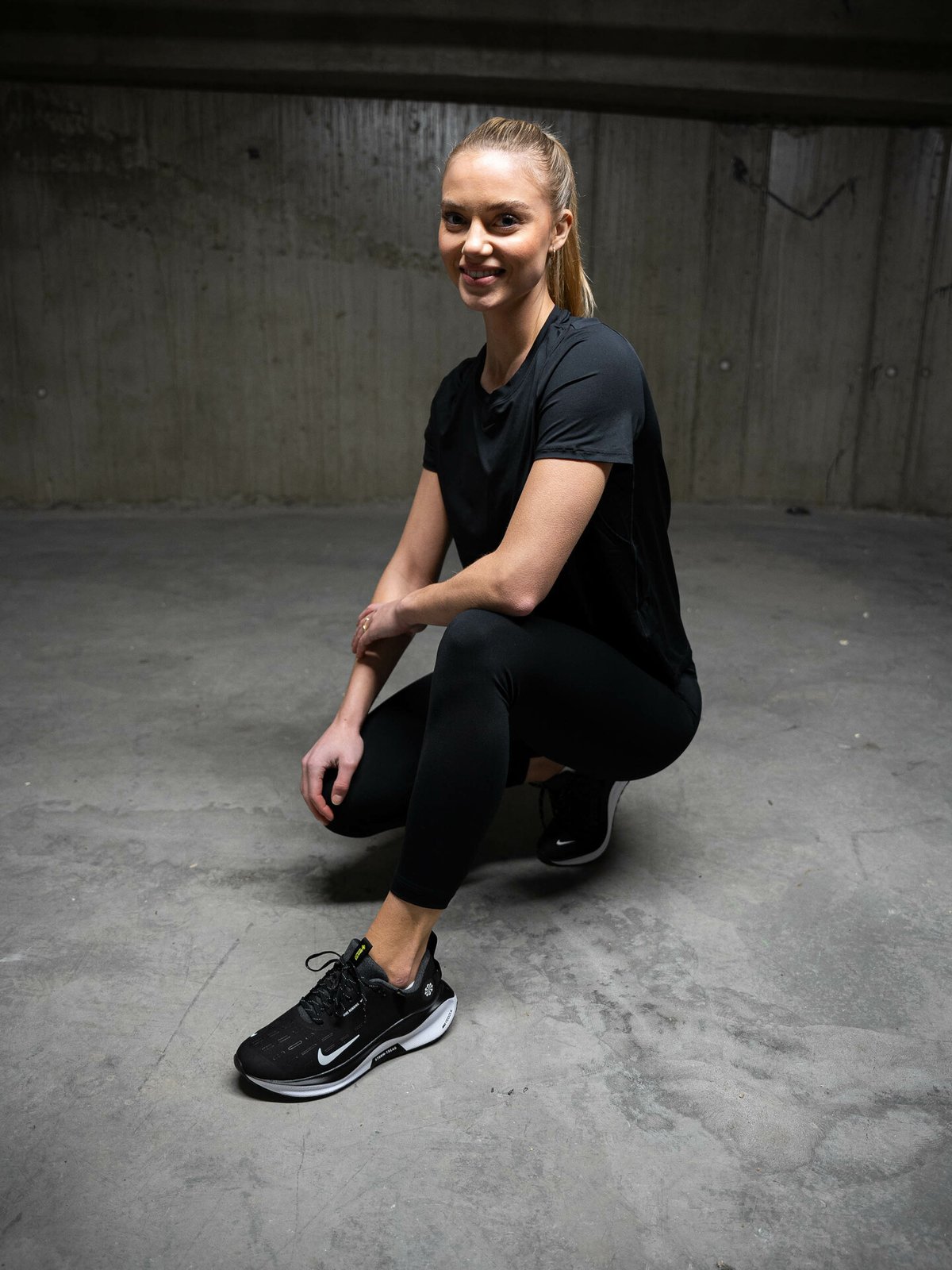 Nike Infinity Run 4 ReactX GTX Svart/Anthracite/Volt/Hvit