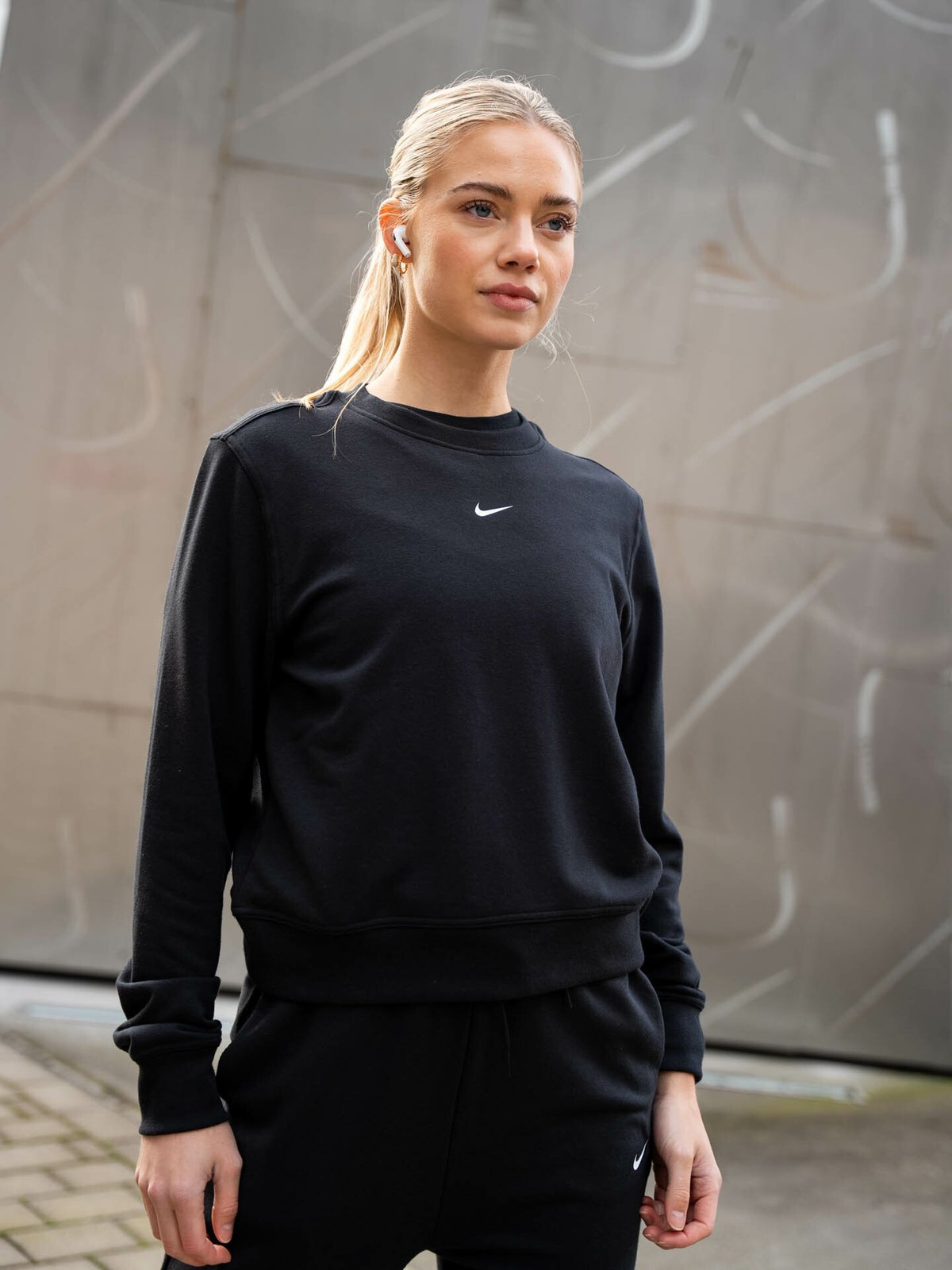 Nike One Dri-Fit Crew LBR Black