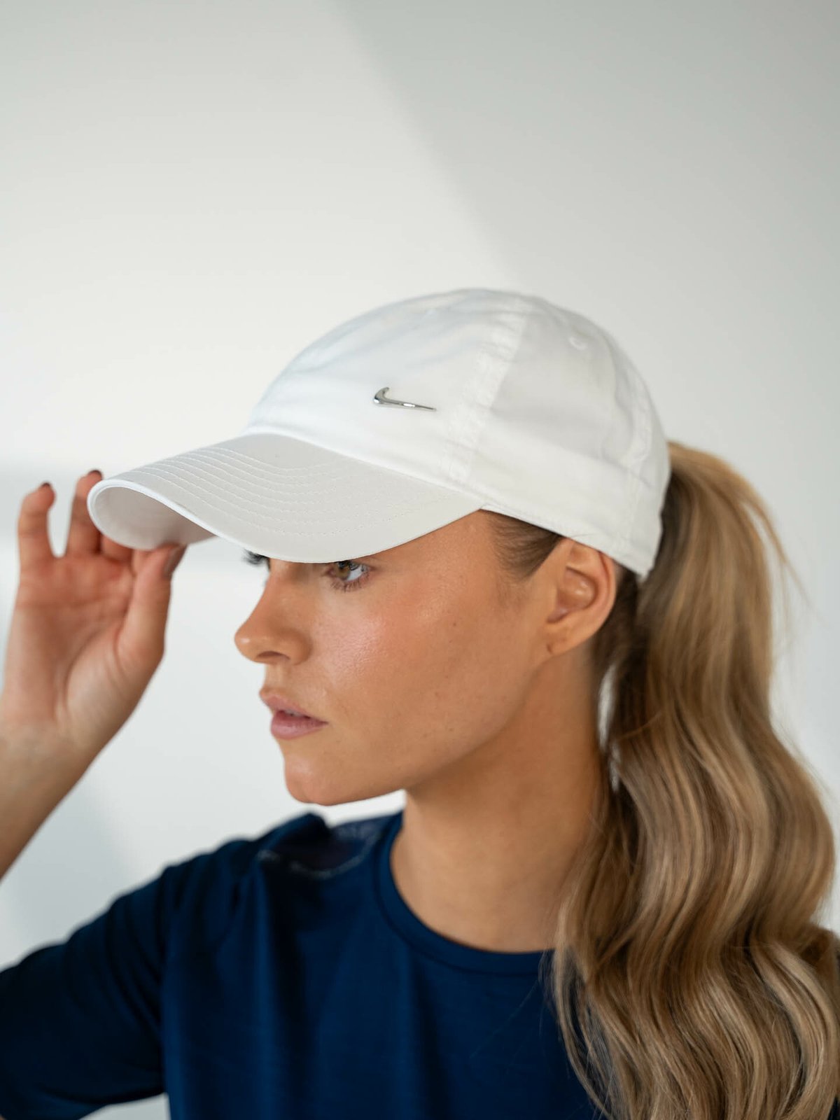 Nike Dri-Fit Club Cap Hvit/Metallic Silver
