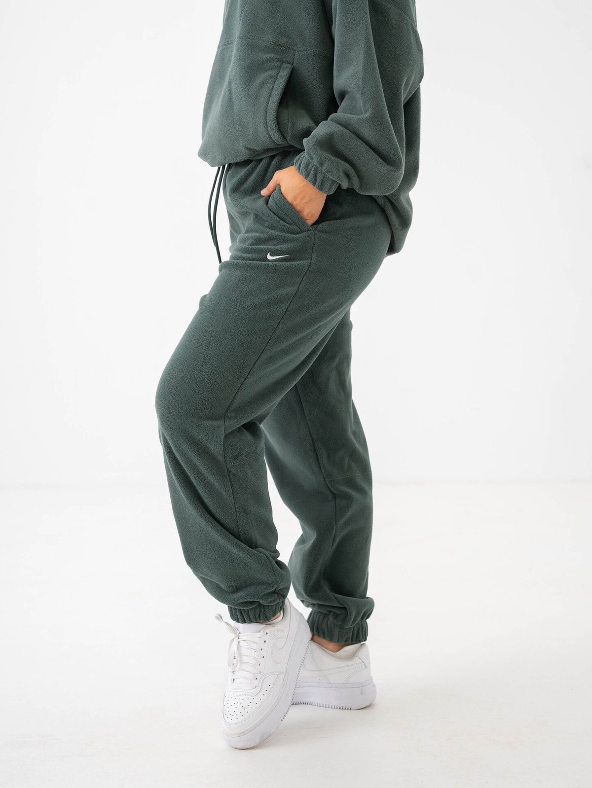 Nike One Therma-Fit Polar Pant Vintage Green/Pale Ivory