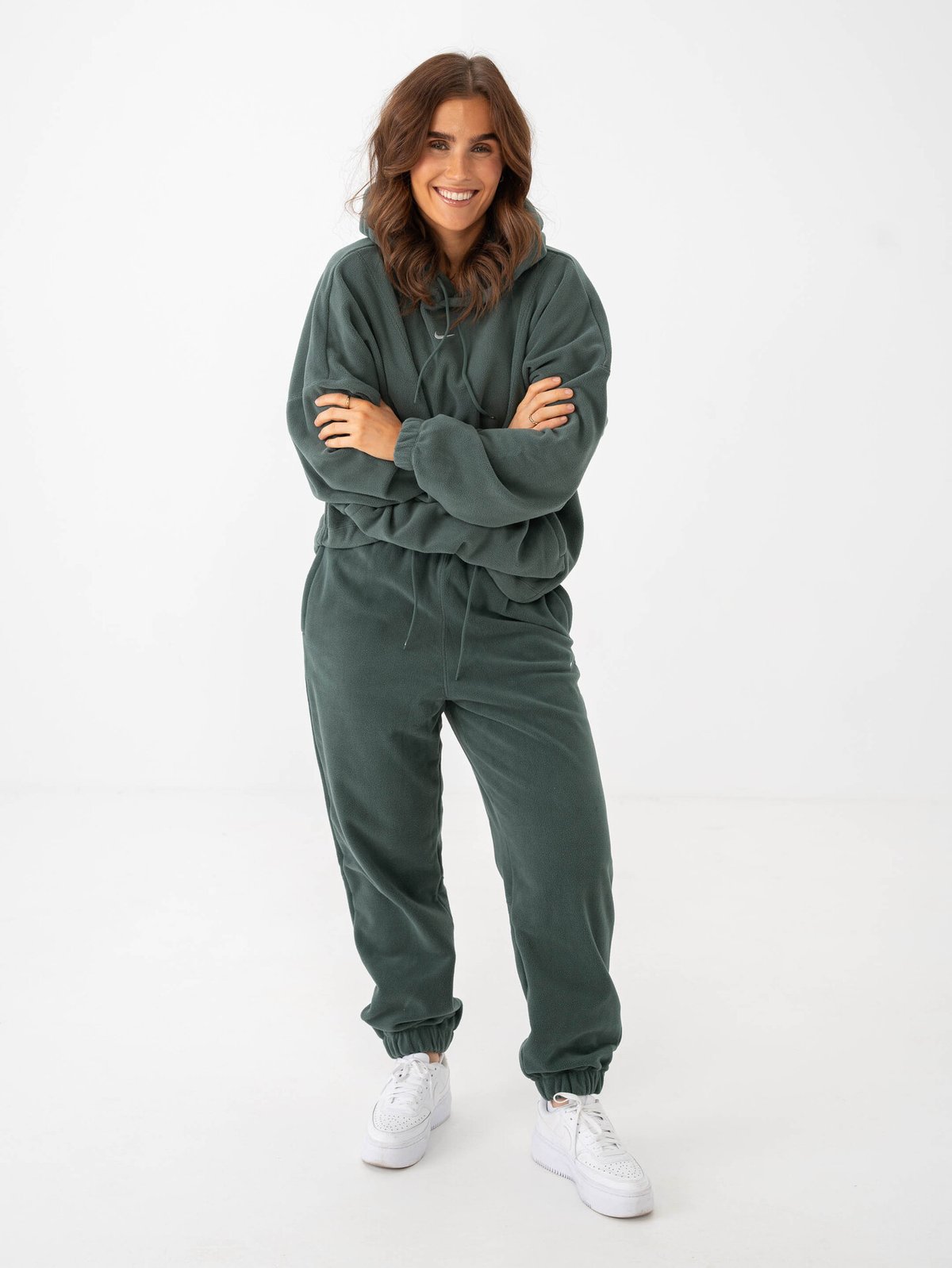 Nike One Therma-Fit Polar Pant Vintage Green/Pale Ivory