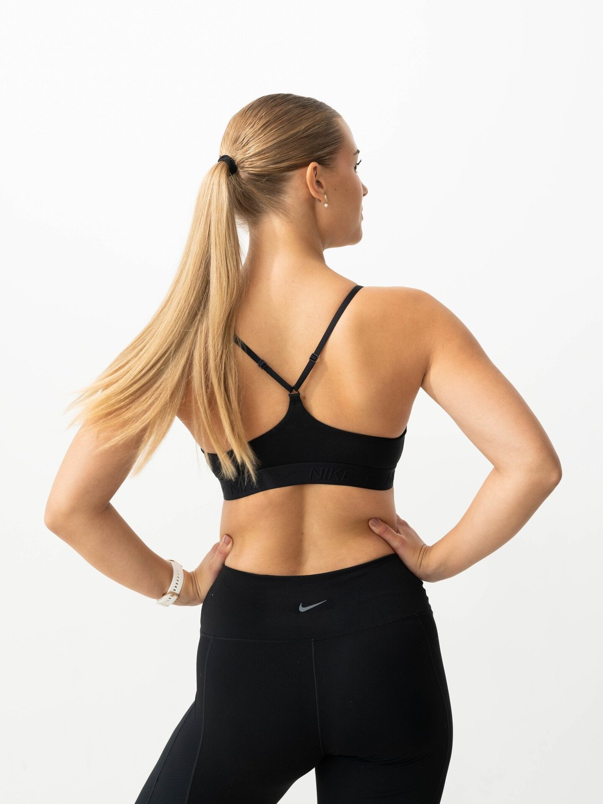 Nike Indy Dri-Fit Light-Support Padded Bra Black
