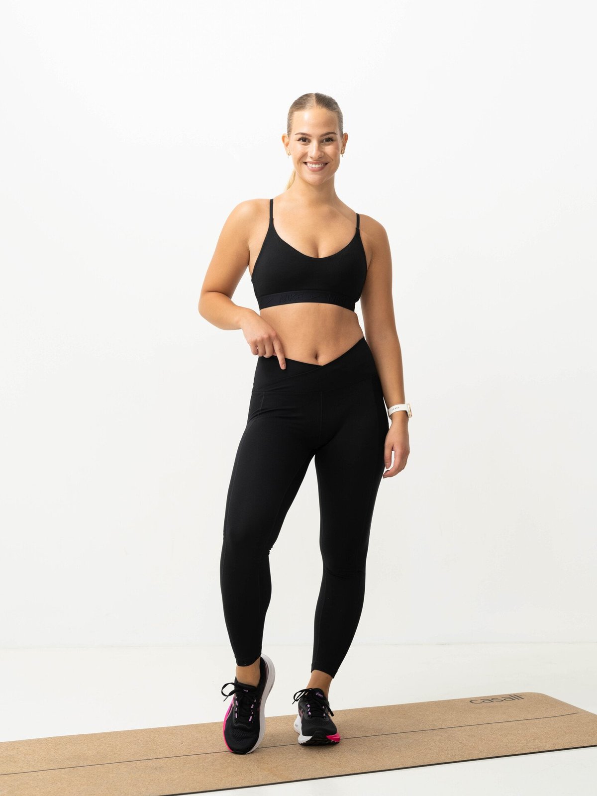 Nike Indy Dri-Fit Light-Support Padded Bra Black