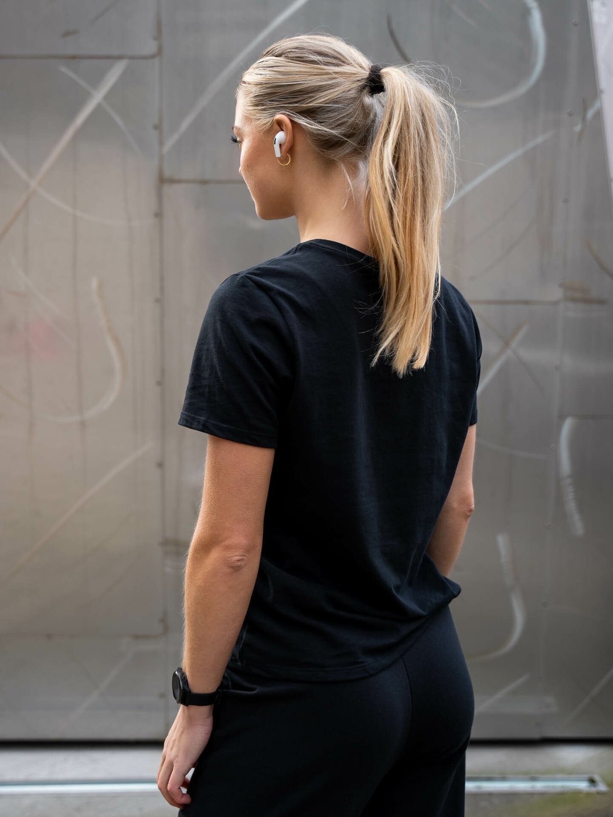 Nike Dri-Fit Swoosh Tee Black