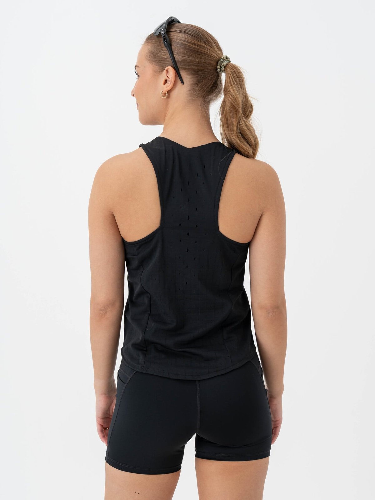 Nike AeroSwift Dri-Fit ADV Running Singlet Black / White