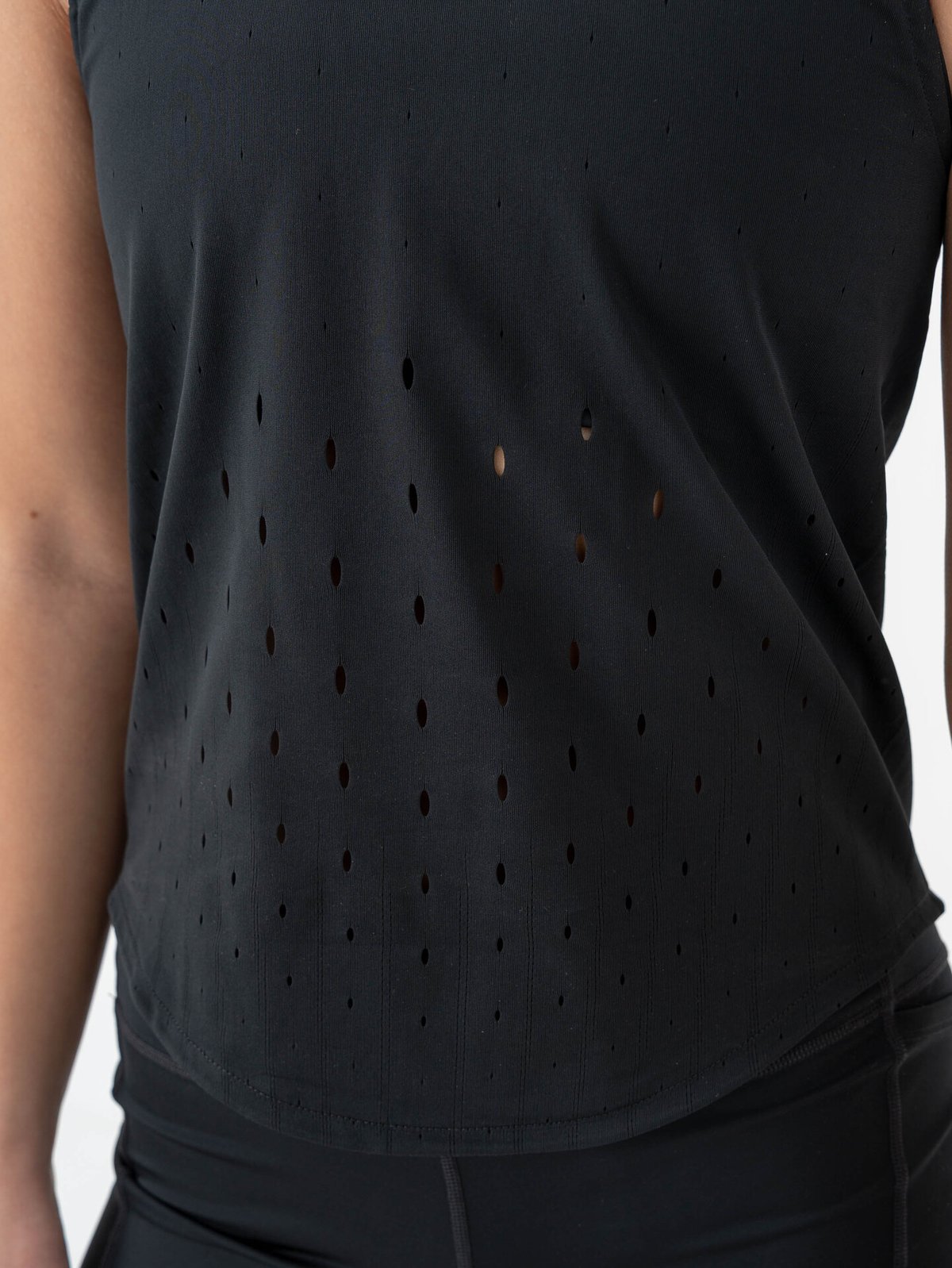 Nike AeroSwift Dri-Fit ADV Running Singlet Black / White