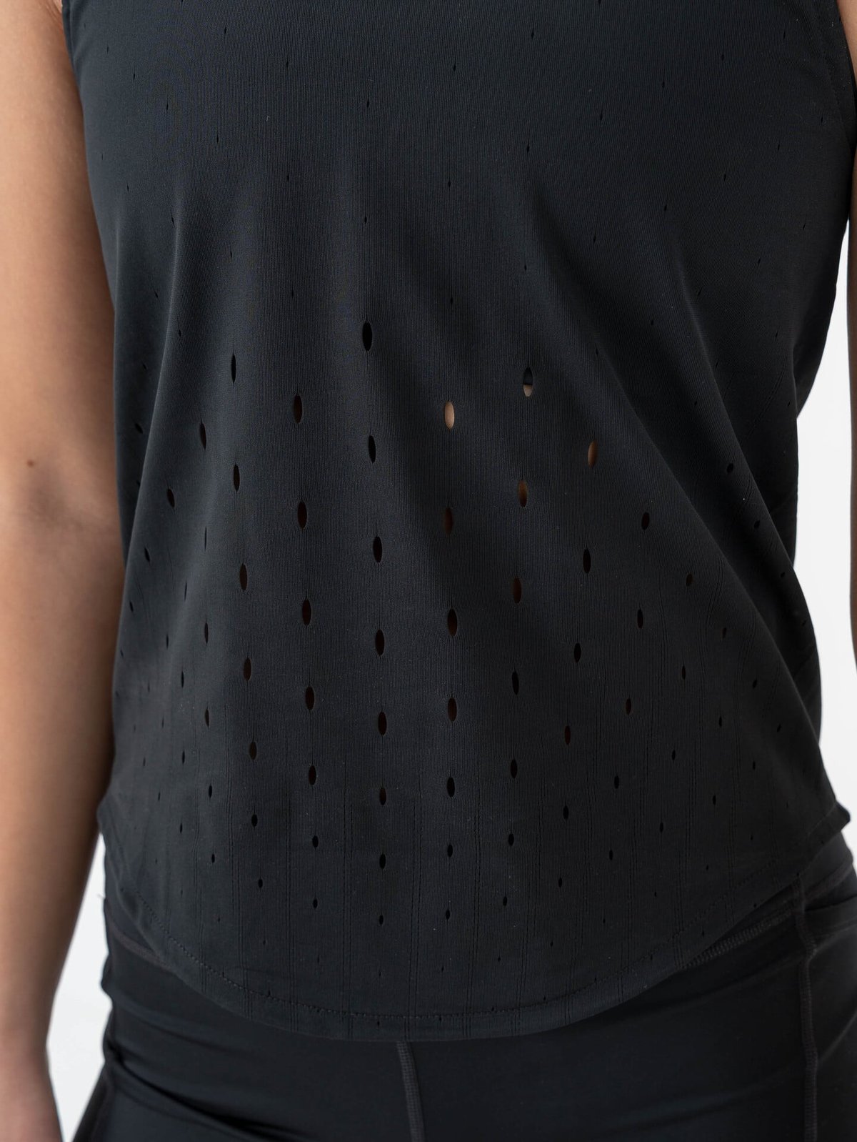 Nike AeroSwift Dri-Fit ADV Running Singlet Black / White