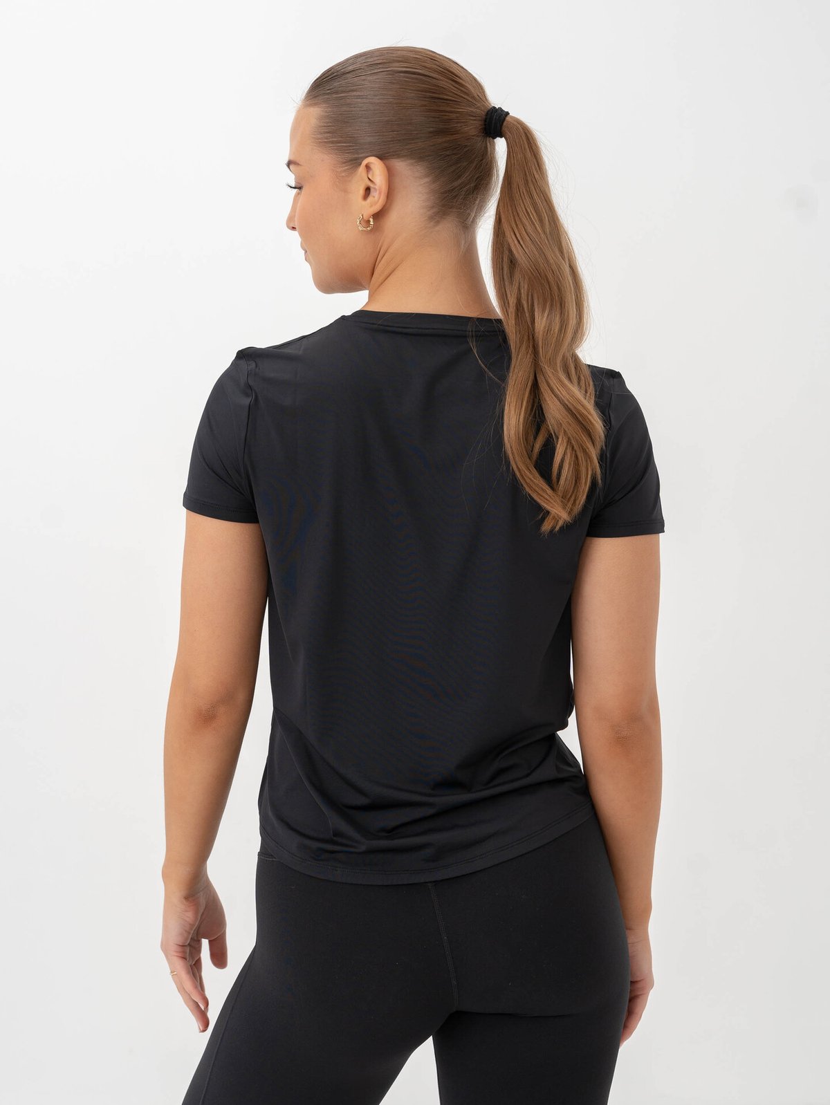 Nike One Classic Dri-Fit Short Sleeve Top Black/Black