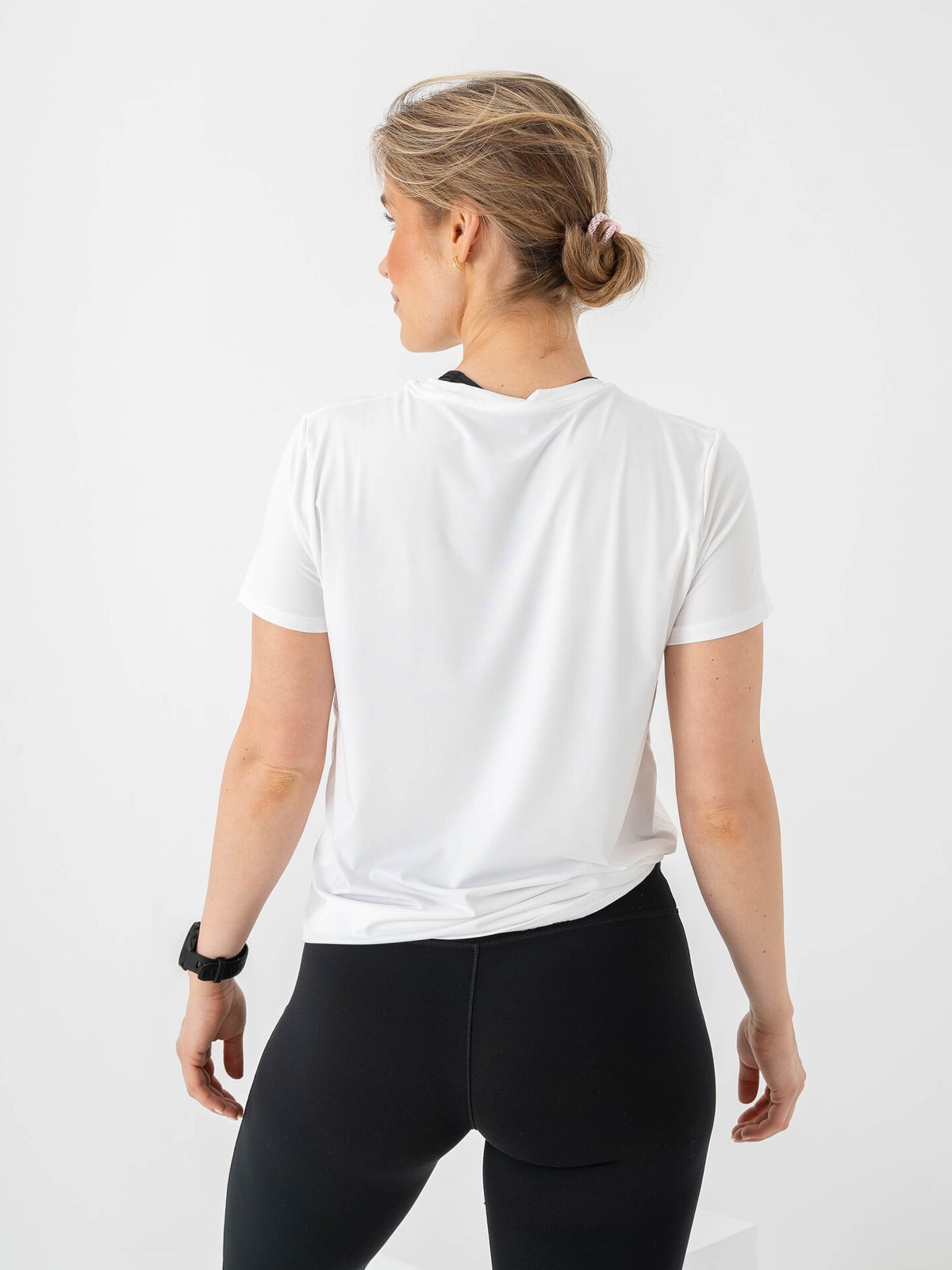Nike One Classic Dri-Fit Short Sleeve Top White / Black