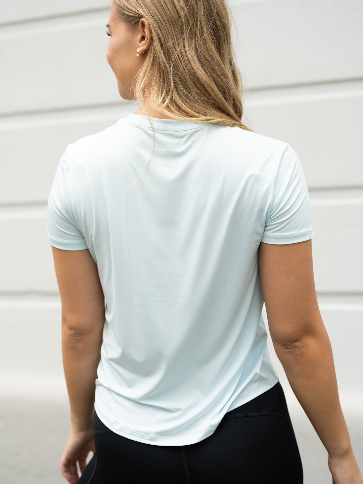 Nike One Classic Dri-Fit Short Sleeve Top Glacier Blue