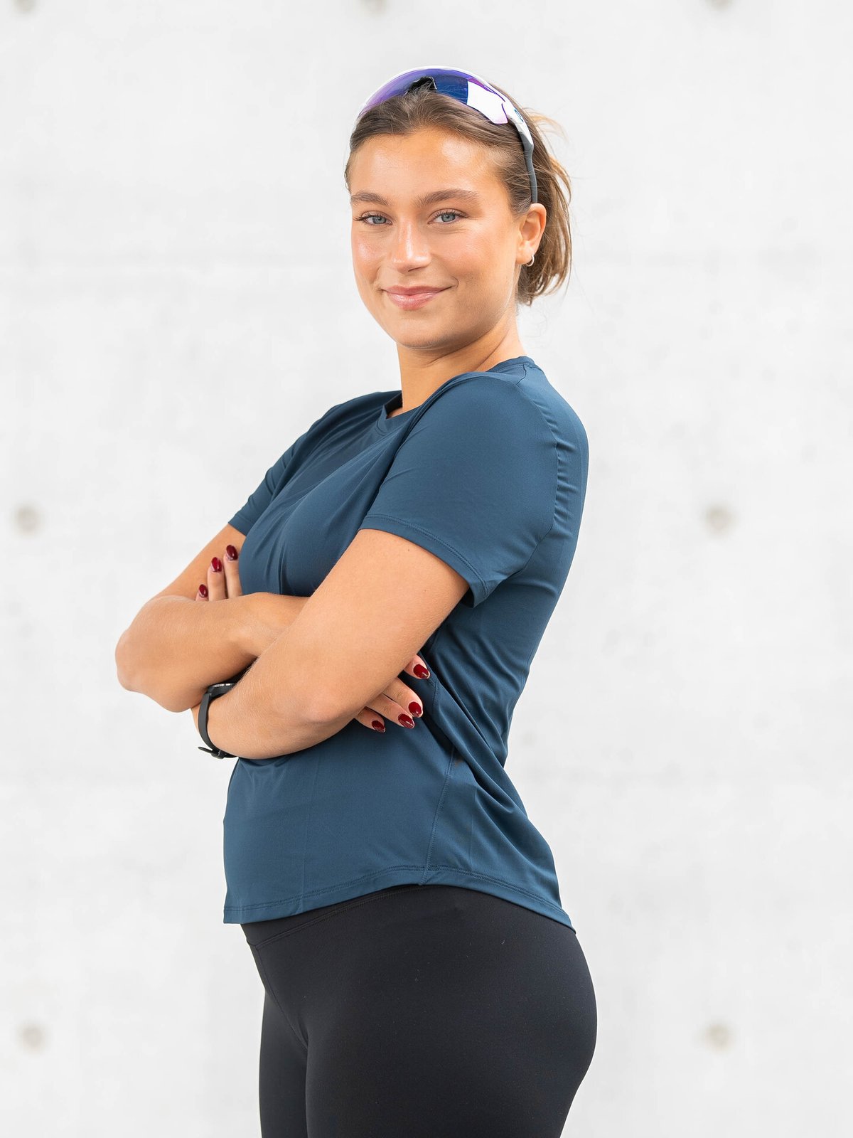 Nike One Classic Dri-Fit Short Sleeve Top Armory Navy / Black