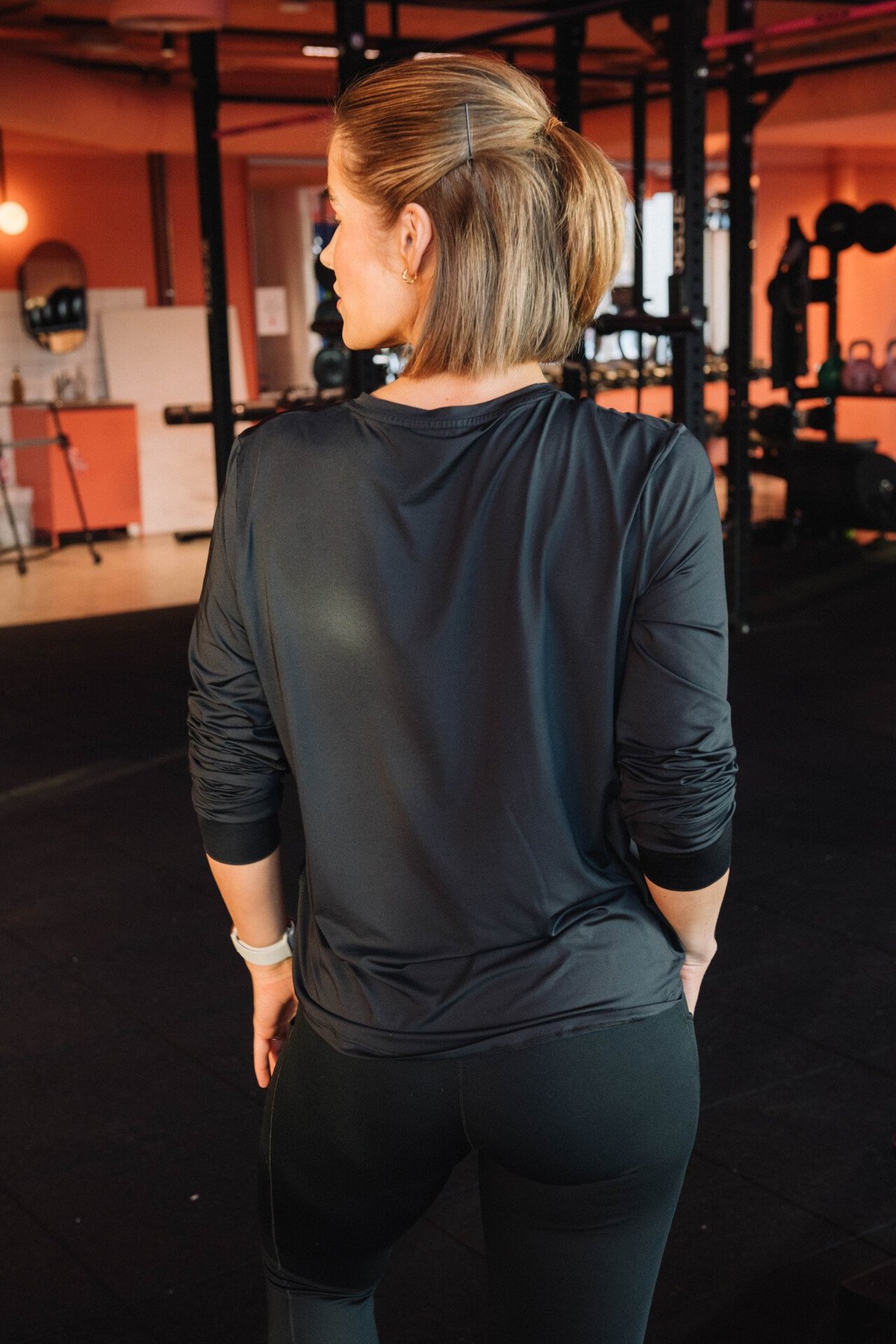 Nike One Classic Dri-Fit Long Sleeve Black / White