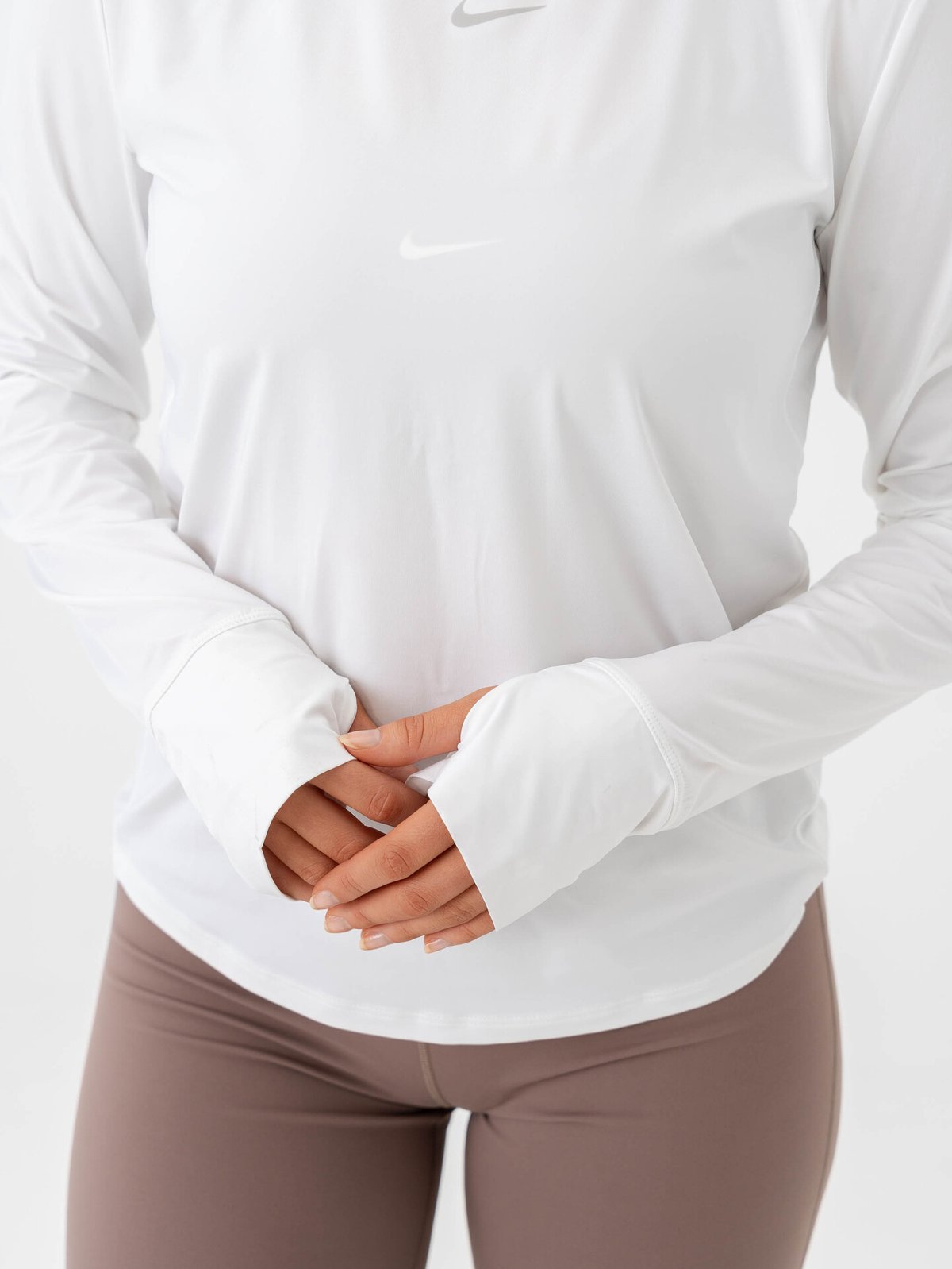 Nike One Classic Dri-Fit Long Sleeve White