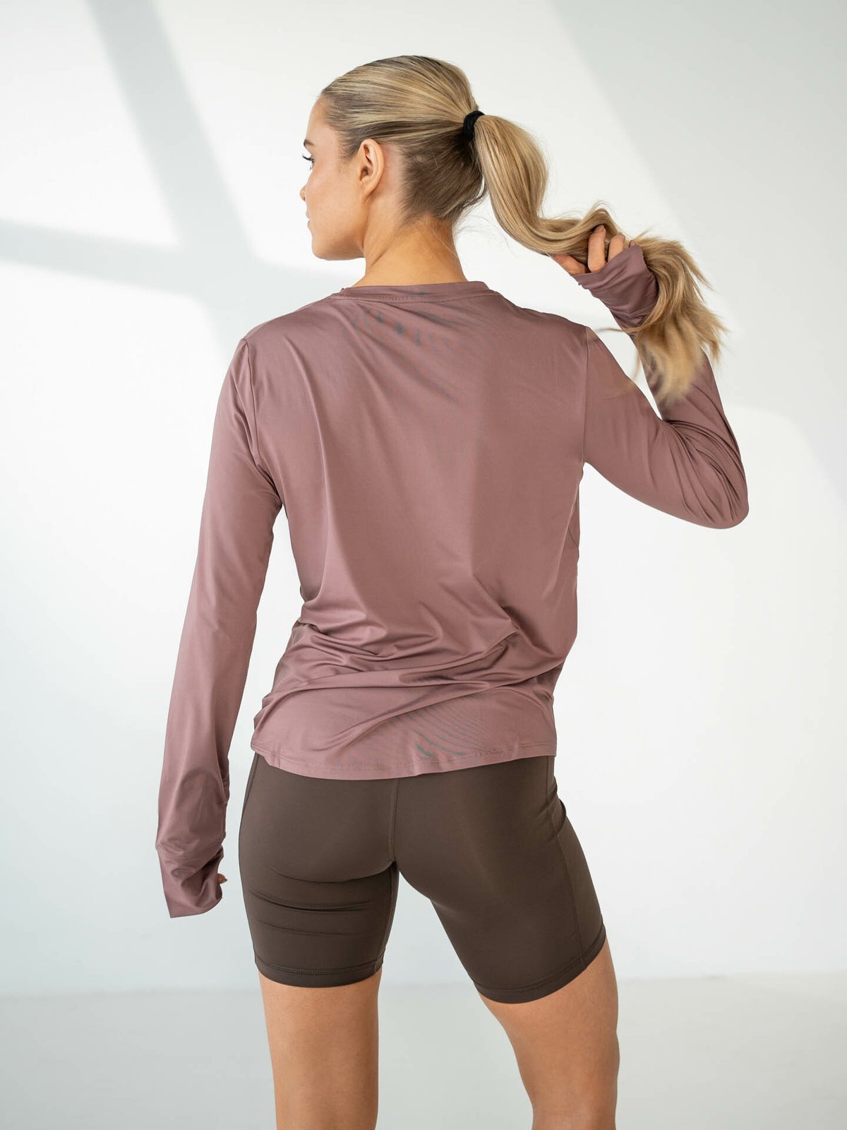 Nike One Classic Dri-Fit Long Sleeve Smokey mauve/Black