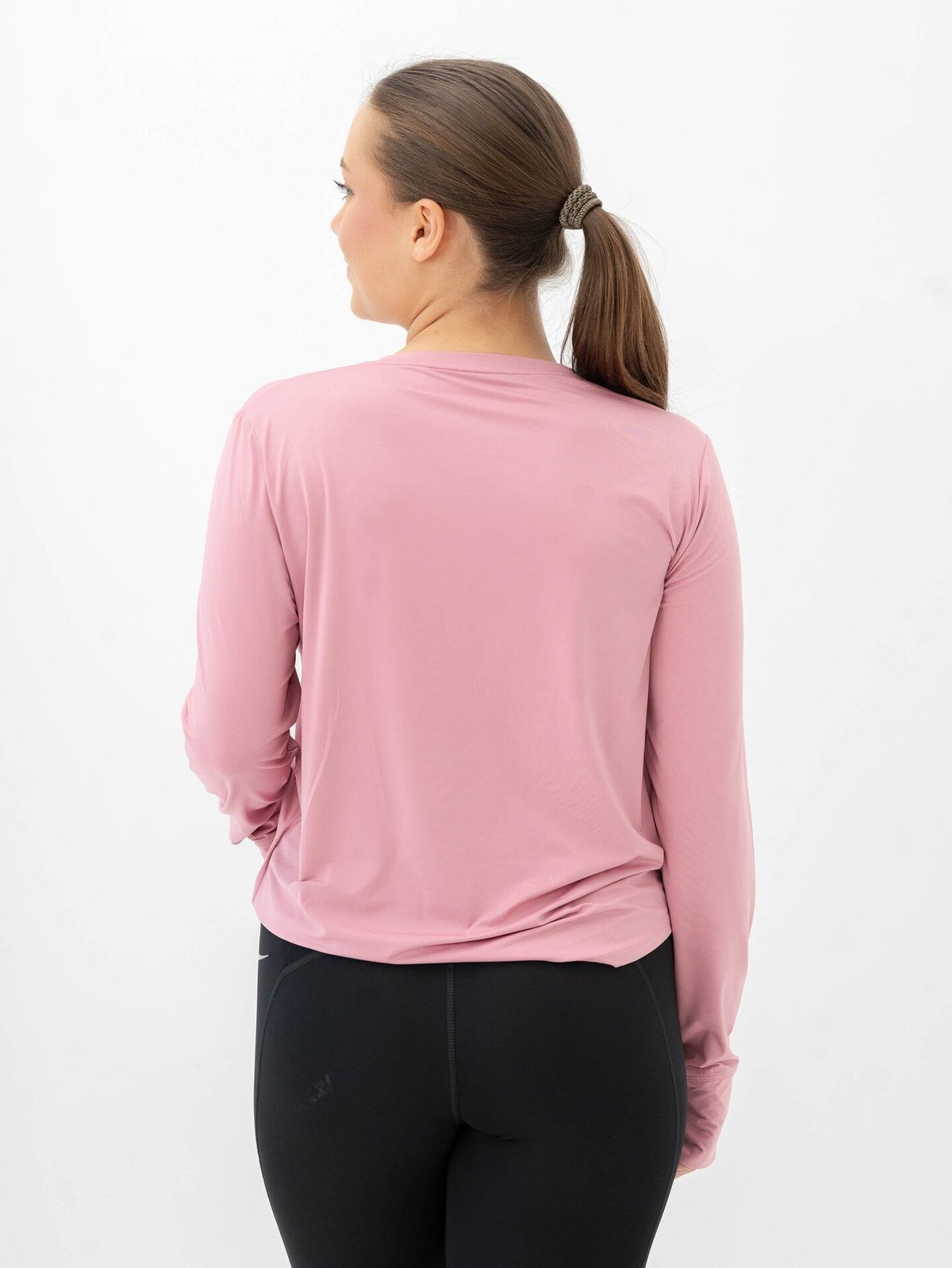 Nike One Classic Dri-Fit Long Sleeve Elemental Pink / Black