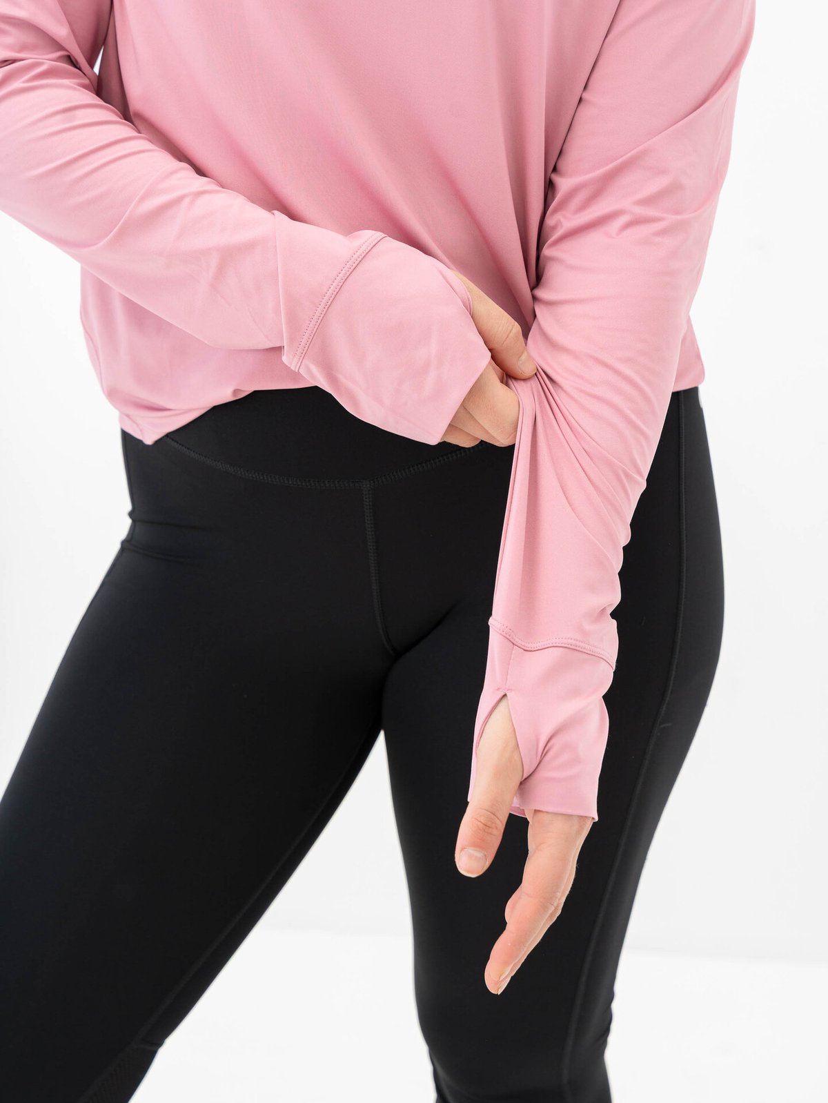 Nike One Classic Dri-Fit Long Sleeve Elemental Pink / Black