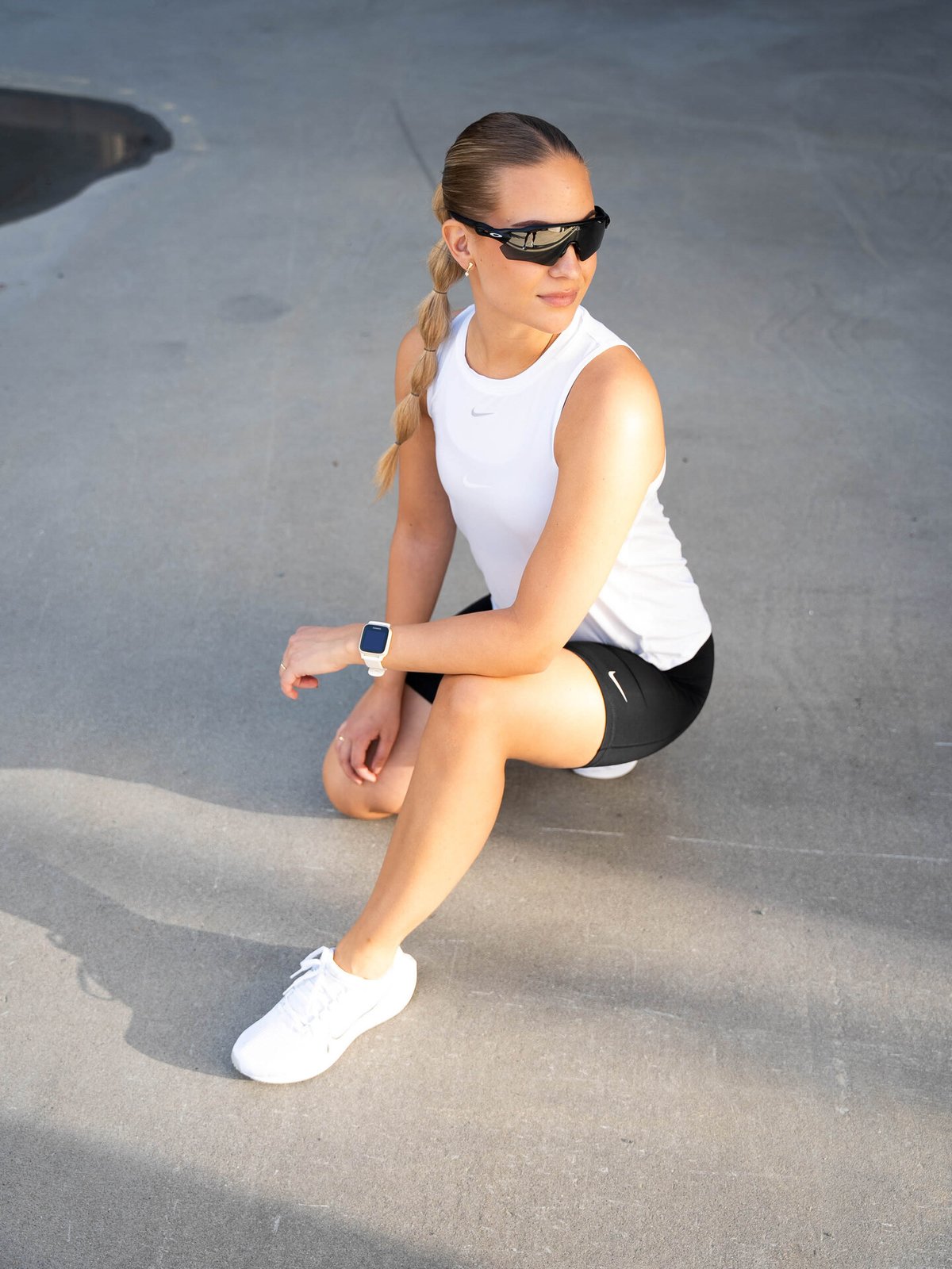 Nike One Classic Dri-Fit Tank White / Black