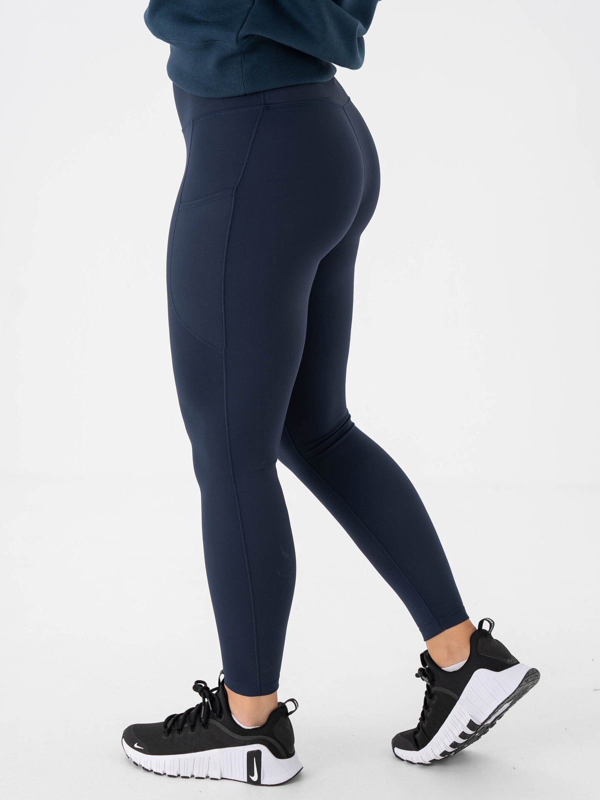 Nike One Dri-Fit High-Rise 7/8 Pocket Tights Obsidian / Black