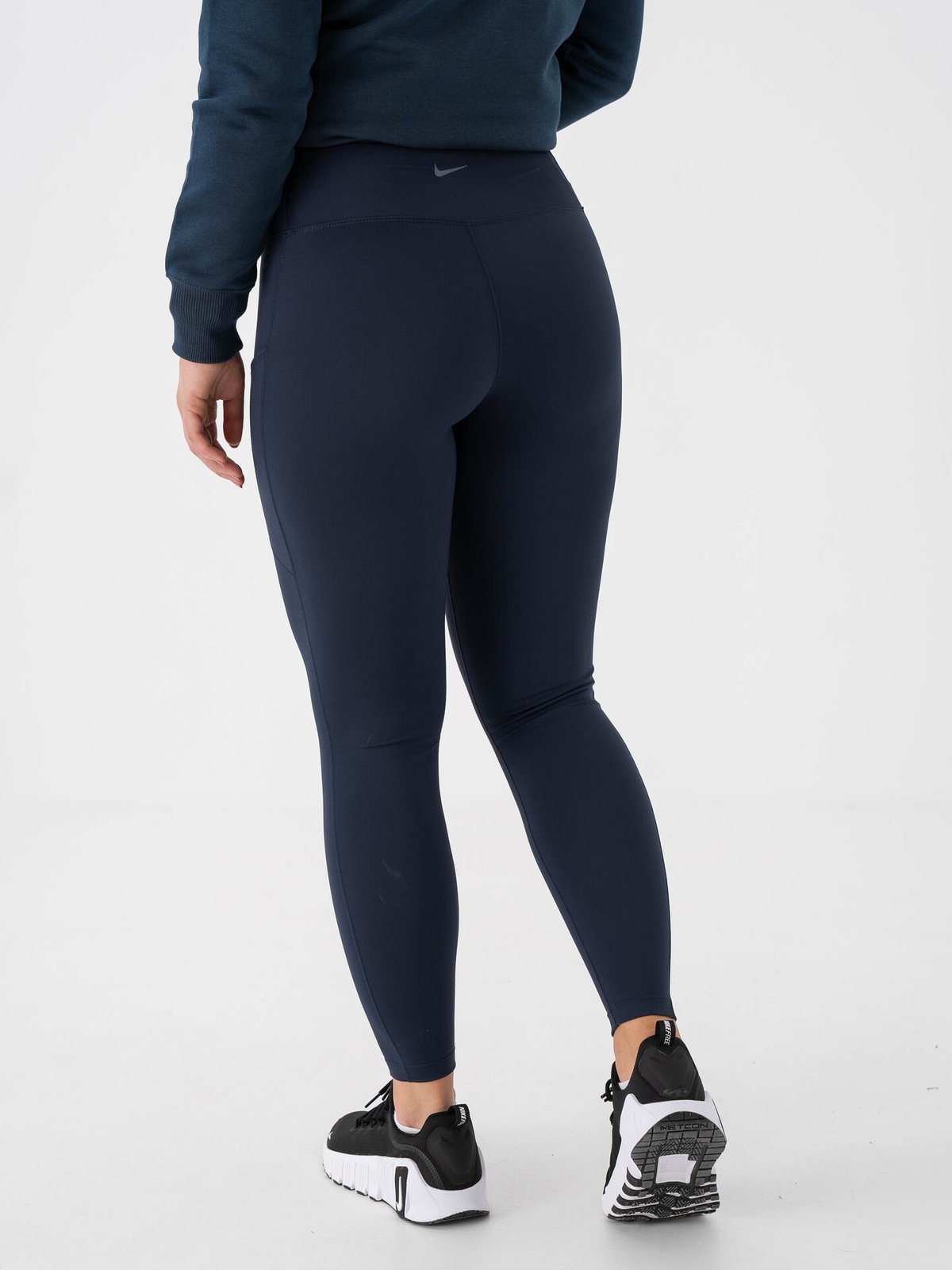 Nike One Dri-Fit High-Rise 7/8 Pocket Tights Obsidian / Black