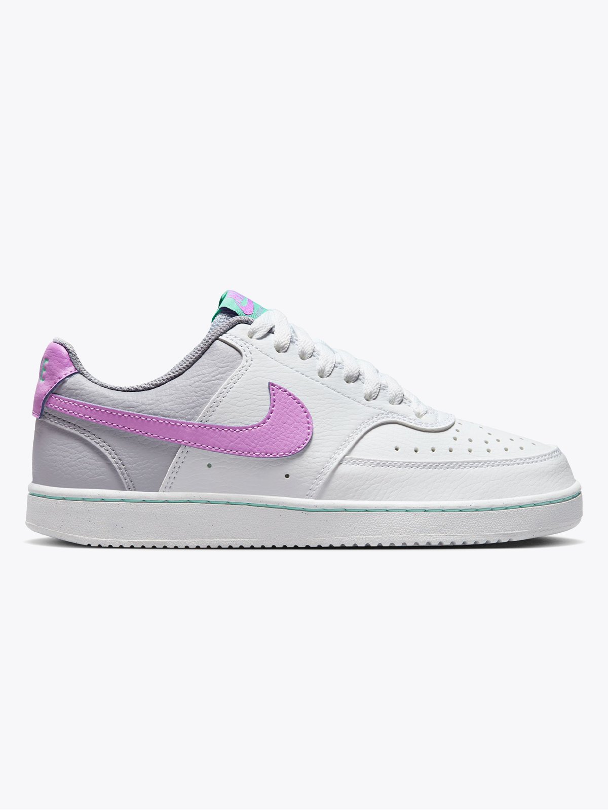 Nike Court Vision Low Next Nature WHITE/RUSH FUCHSIA-PEWTER-EMERALD RISE