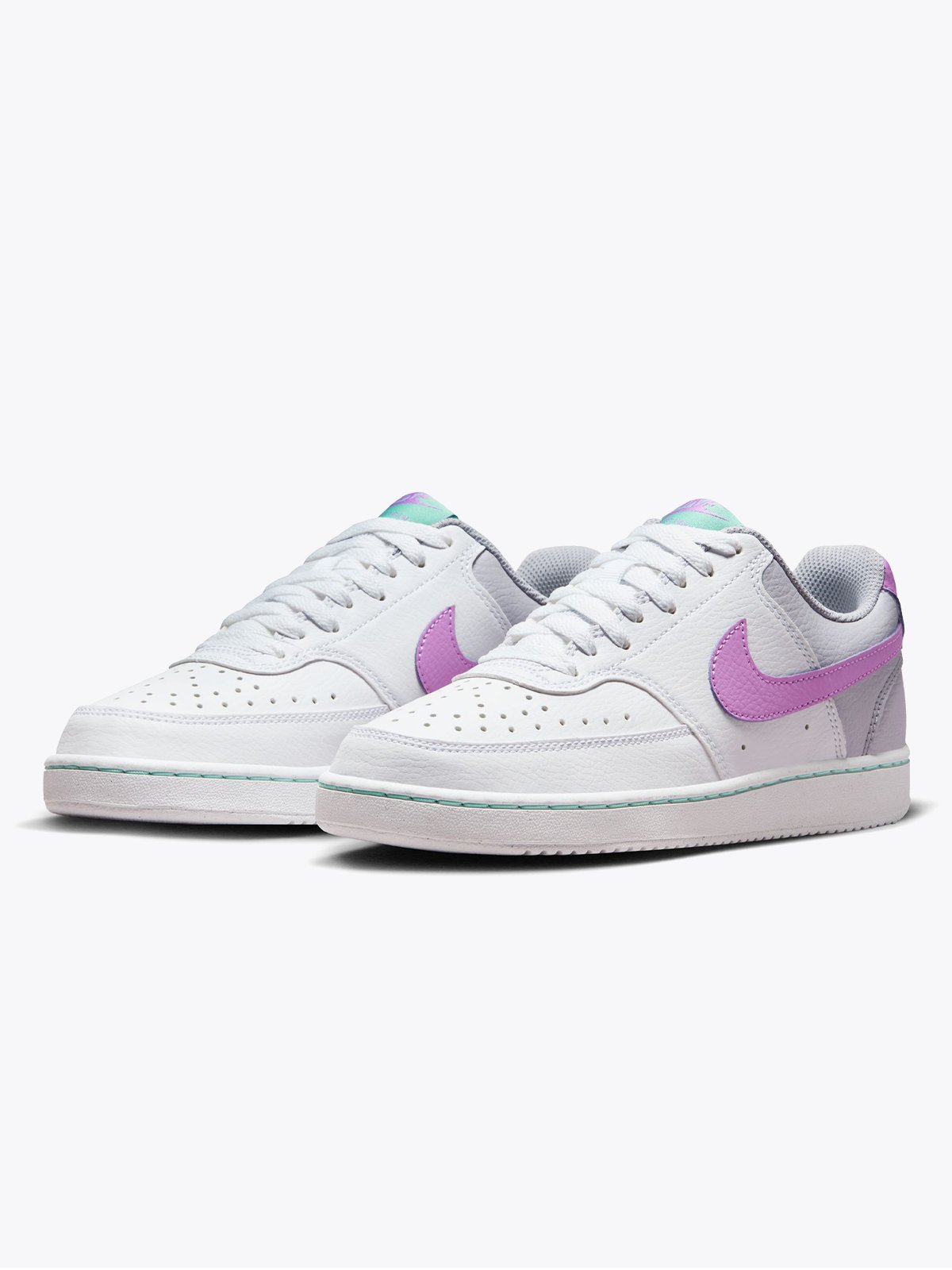 Nike Court Vision Low Next Nature WHITE/RUSH FUCHSIA-PEWTER-EMERALD RISE