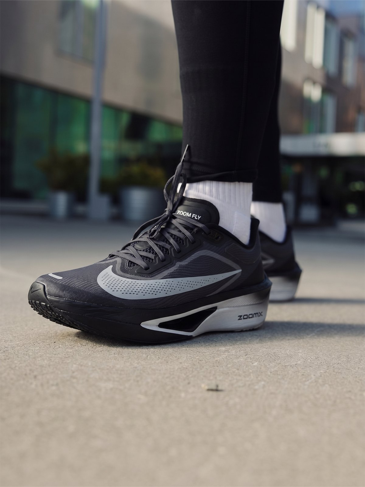 Nike Zoom Fly 6 Black/White-Light Smoke Grey