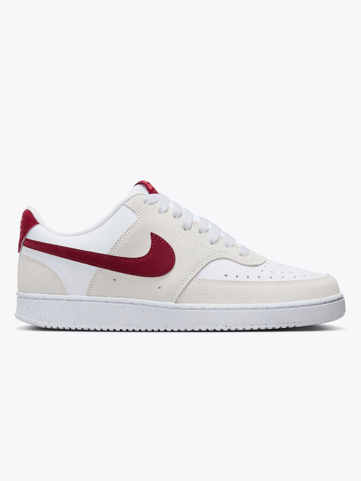 Nike Court Vision Low Hvit/Adobe/Dragon Red/Team Red