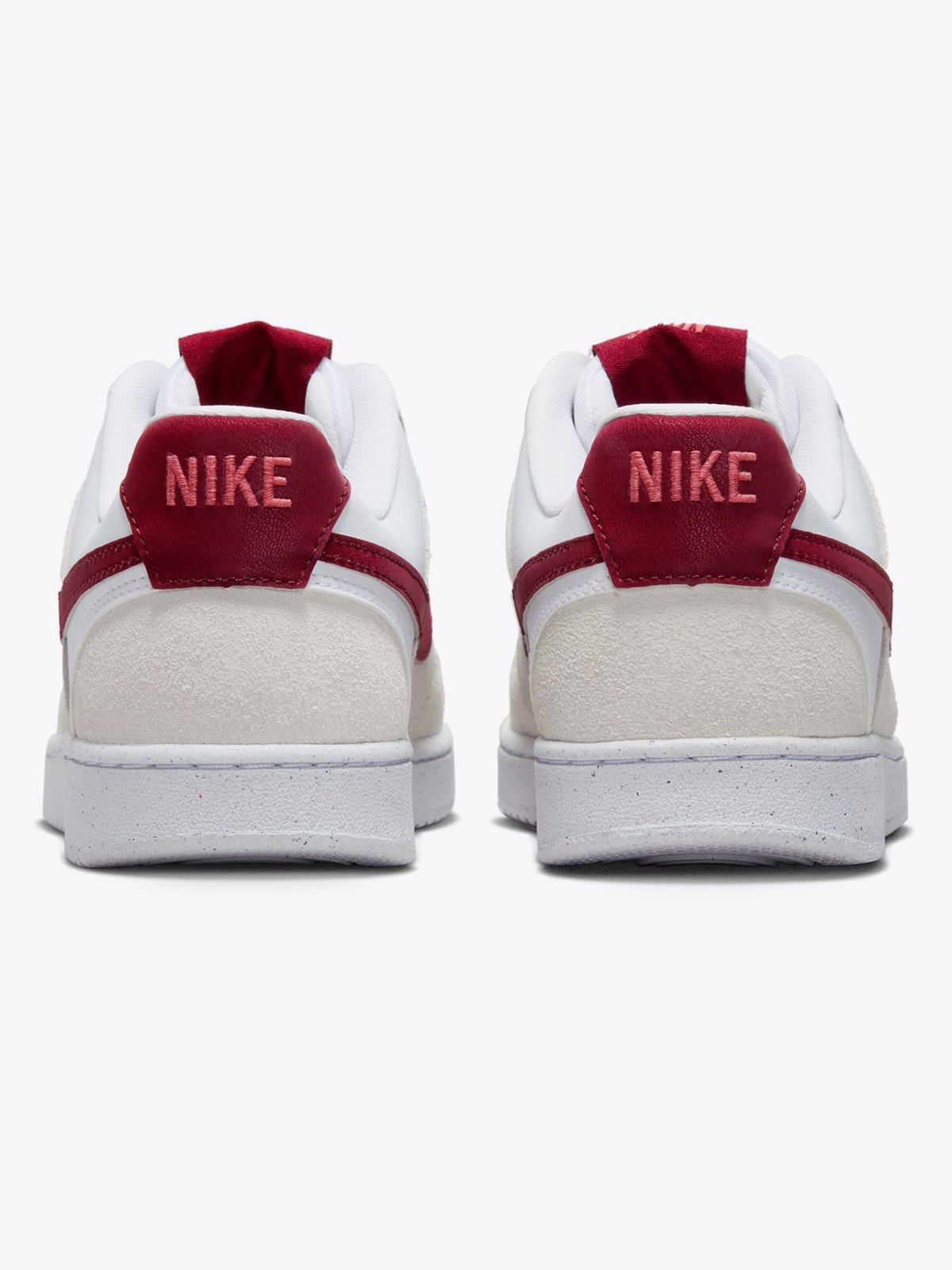 Nike Court Vision Low Hvit/Adobe/Dragon Red/Team Red
