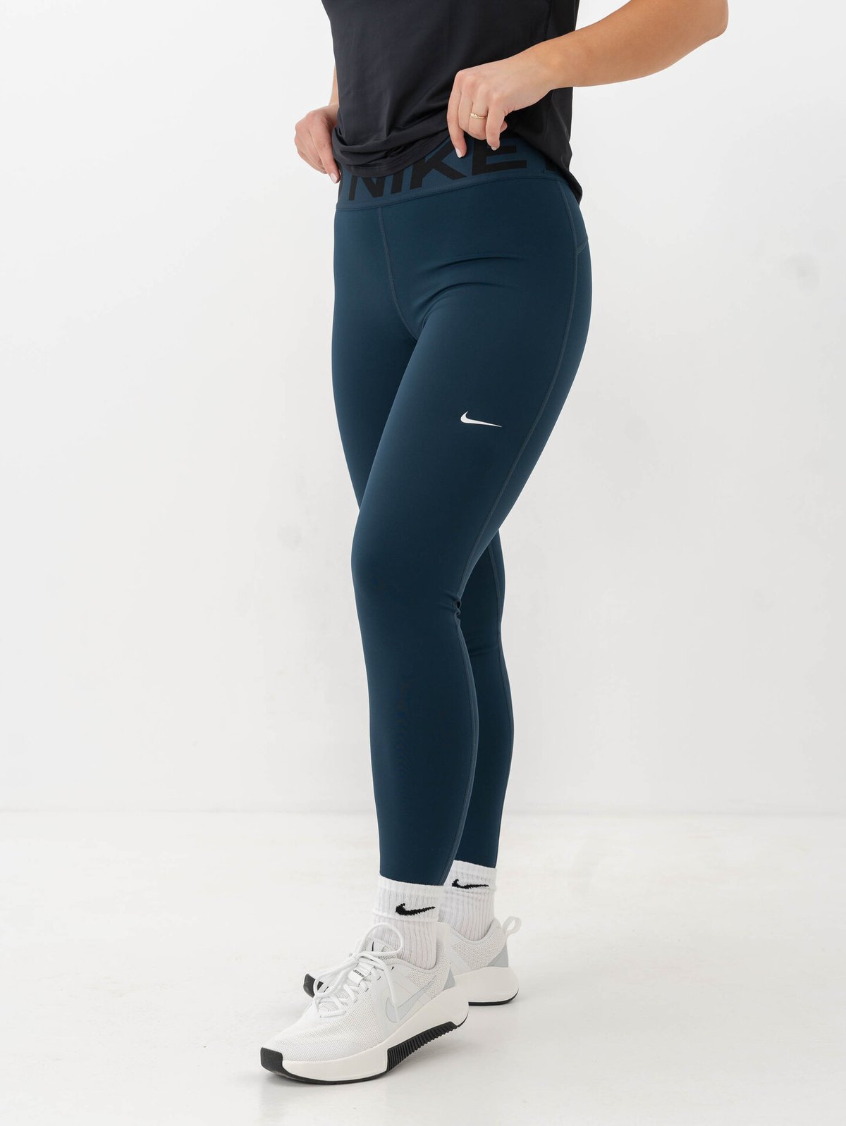 Nike Pro Sculpt Dri-Fit High-Rise Tights Armory Navy / White
