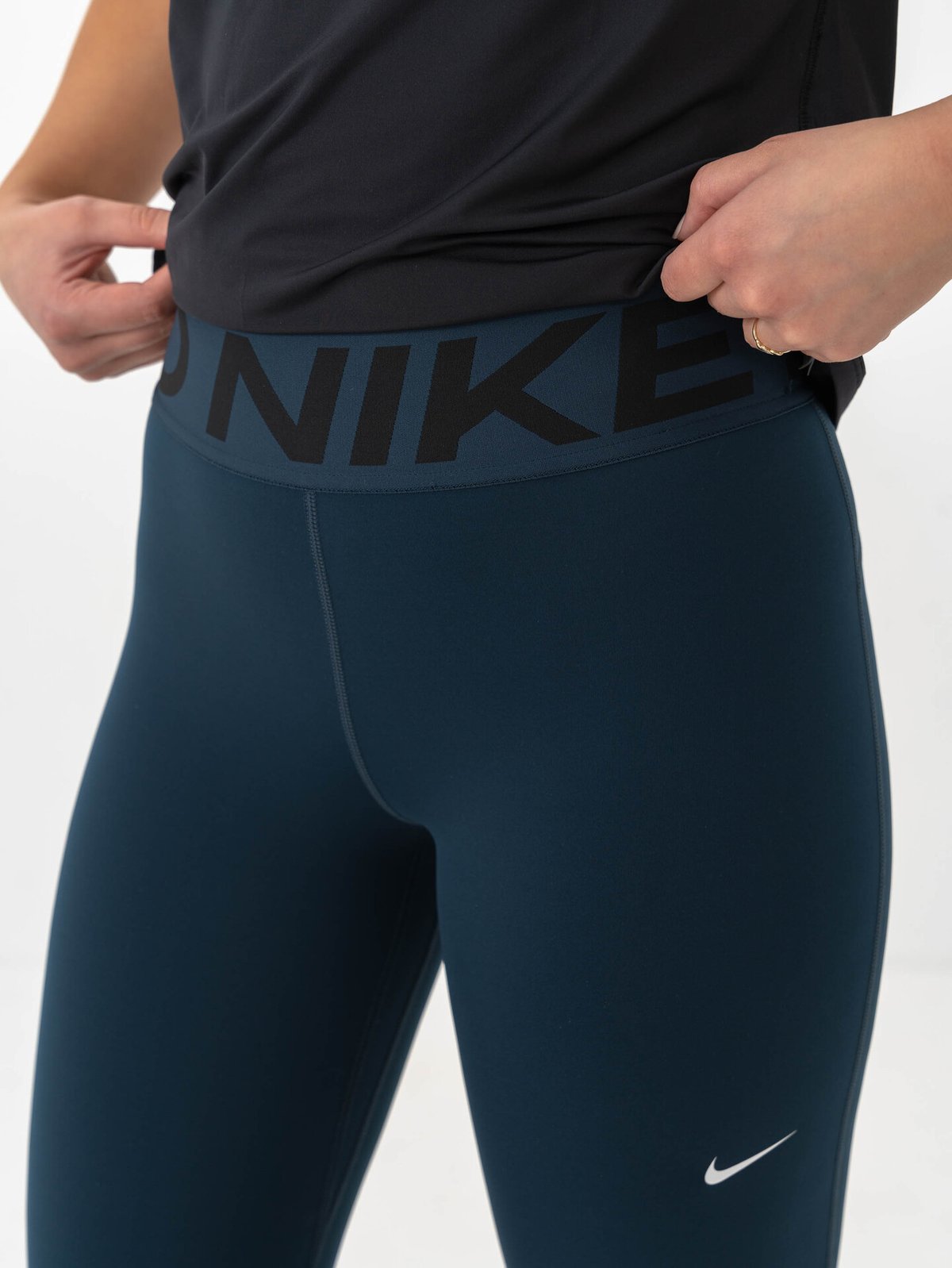 Nike Pro Sculpt Dri-Fit High-Rise Tights Armory Navy / White