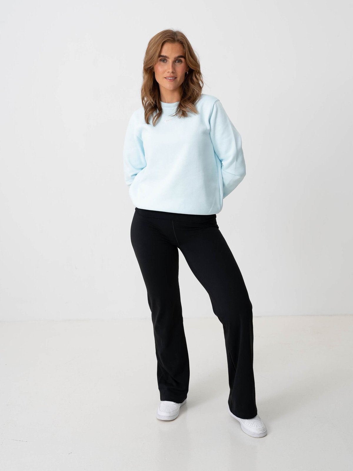 Nike One Dri-Fit High-Waisted Fold-Over Pant Black