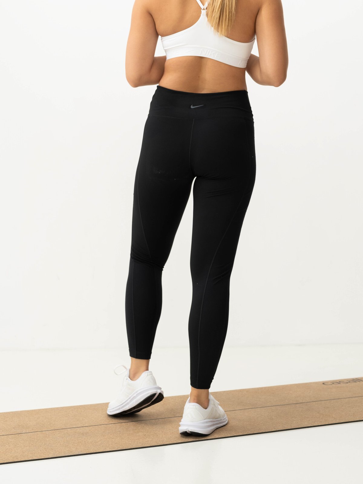 Nike One Dri-Fit High-Rise 7/8 Wrap Tights Black / Cool Grey