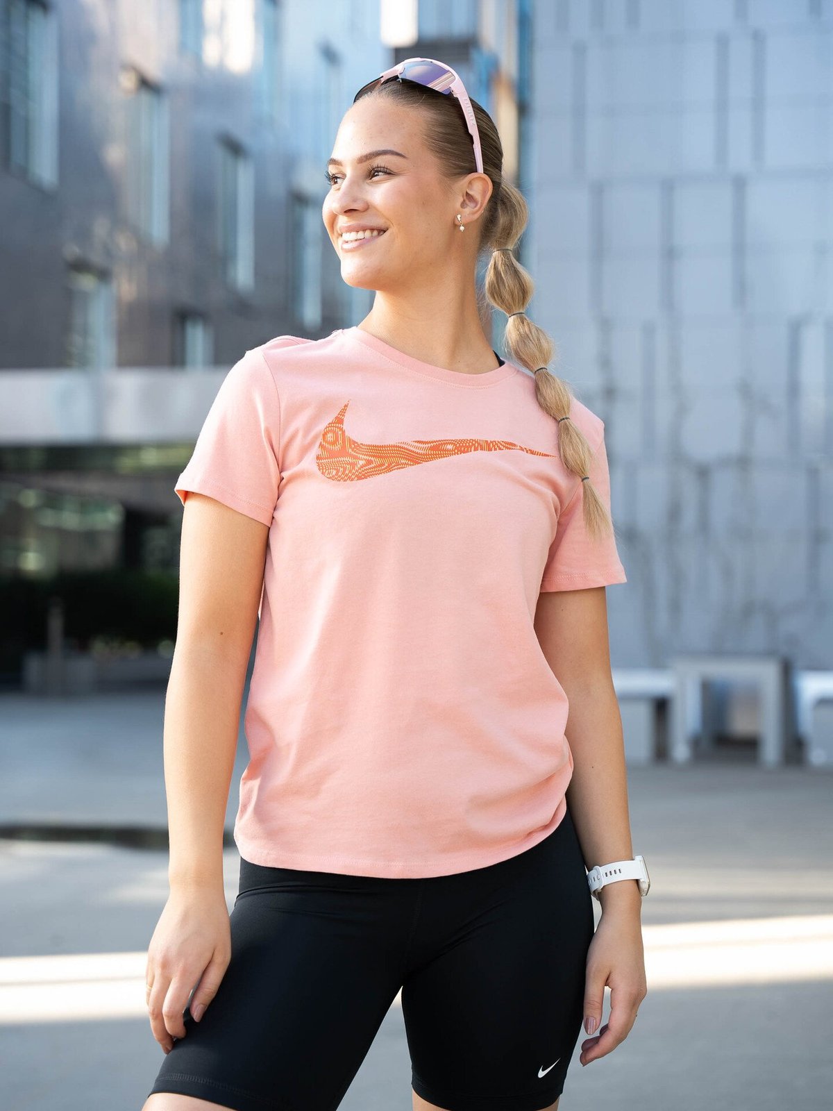 Nike Dri-Fit Slam Short Sleeve Tee Pink Quartz