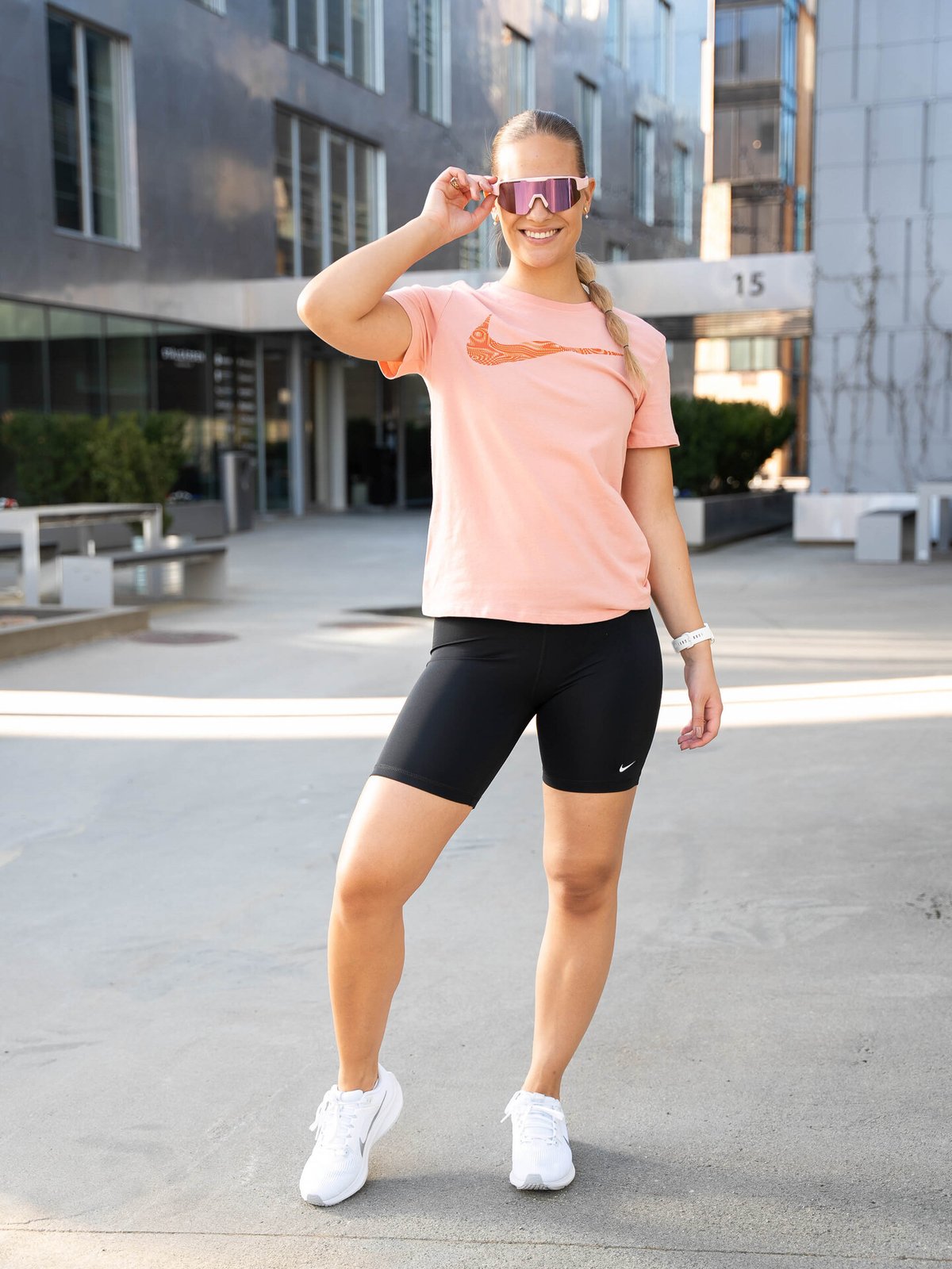Nike Dri-Fit Slam Short Sleeve Tee Pink Quartz