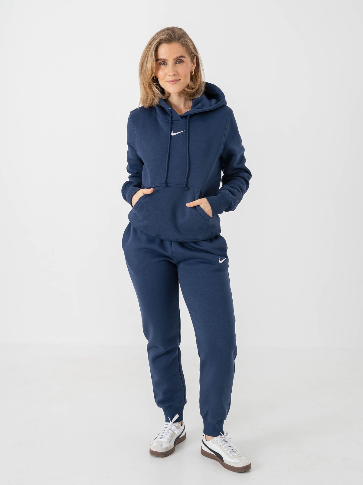 Nike Pheonix Fleece Standard Pant Midnight Navy / Sail