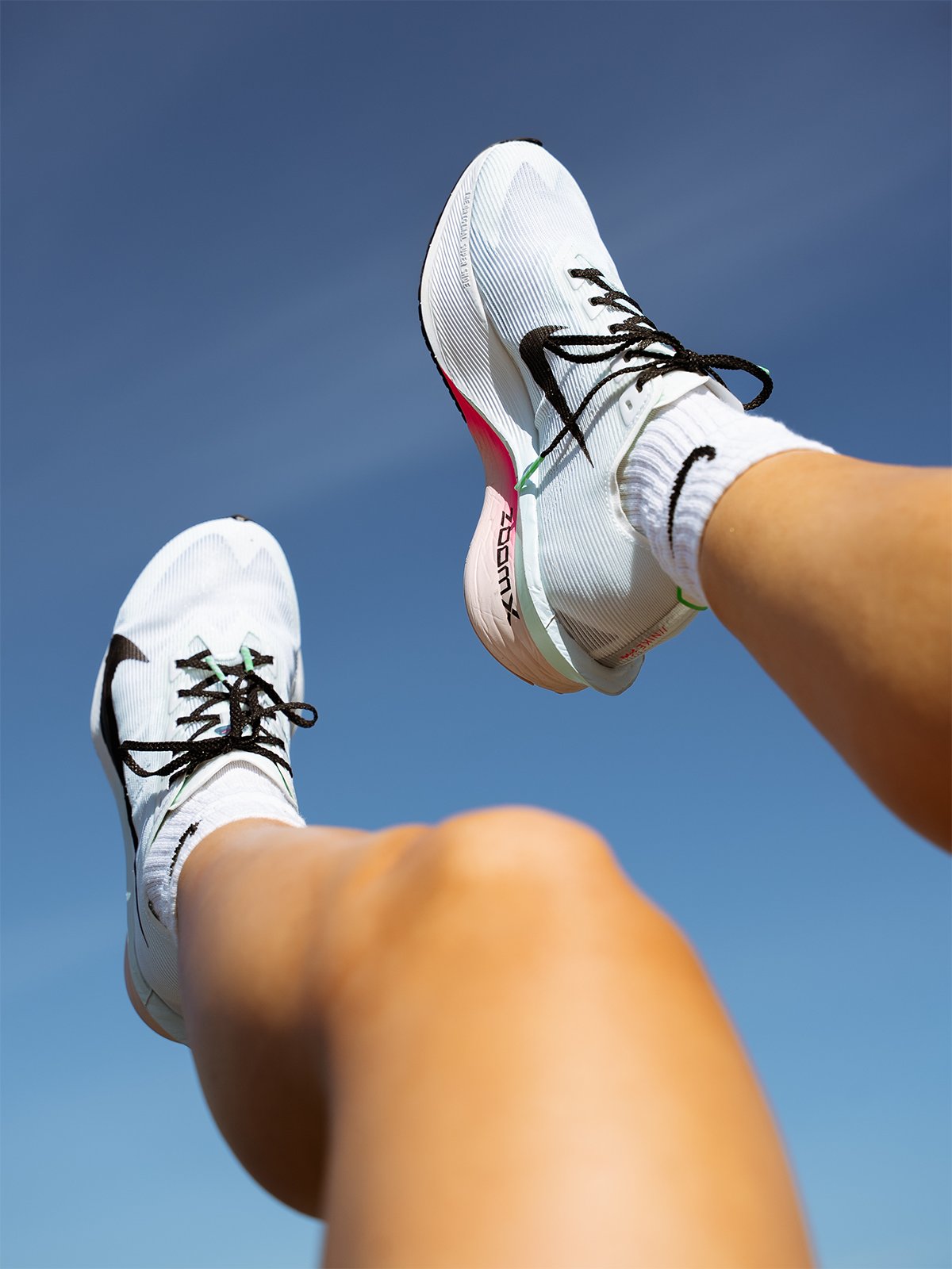 Nike ZoomX Vaporfly Next% 4 Hvit/Hyper Pink/Mint Foam/Svart