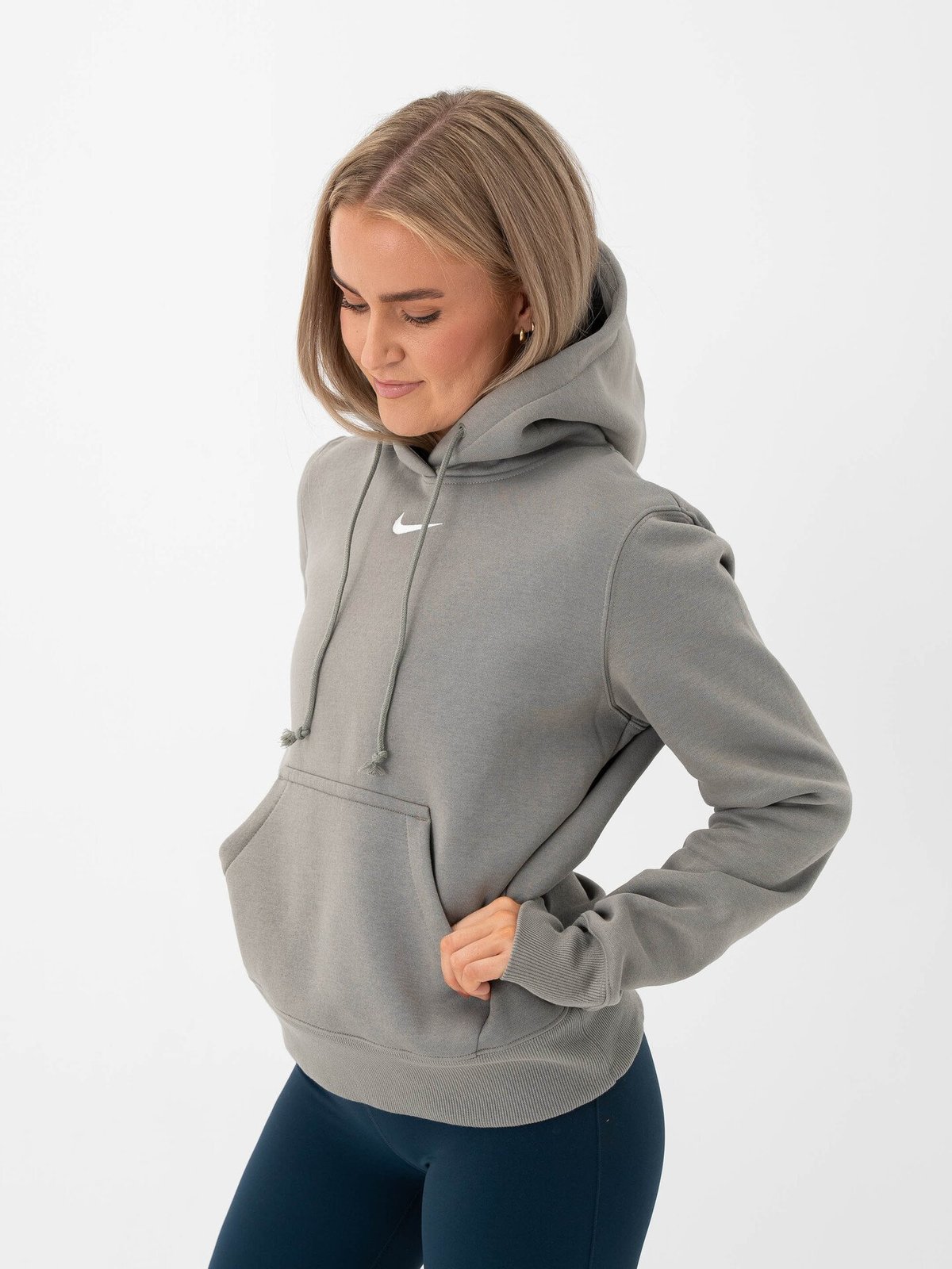 Nike Pheonix Fleece Standard Pullover Hoodie Light Army/Sail